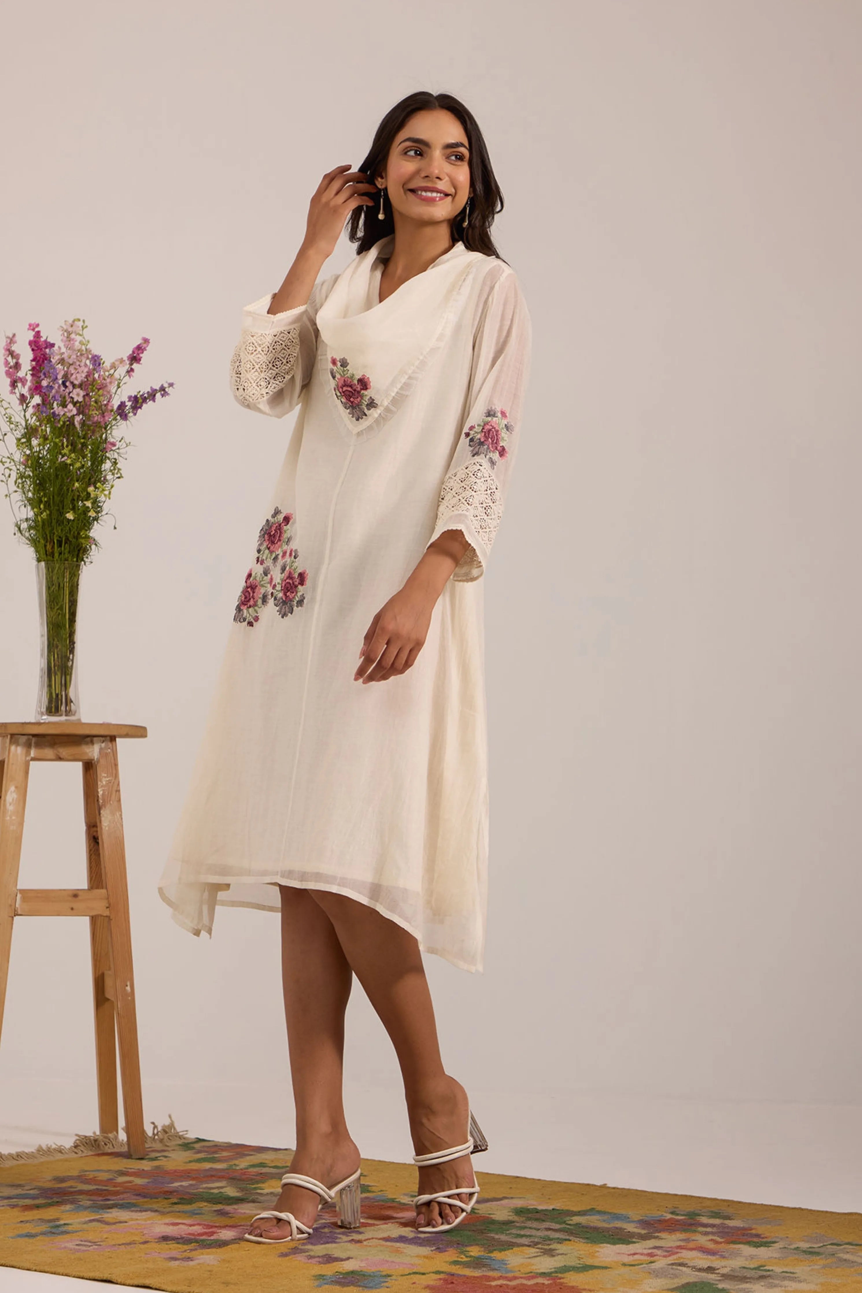 A-Line Cowl Tunic Set