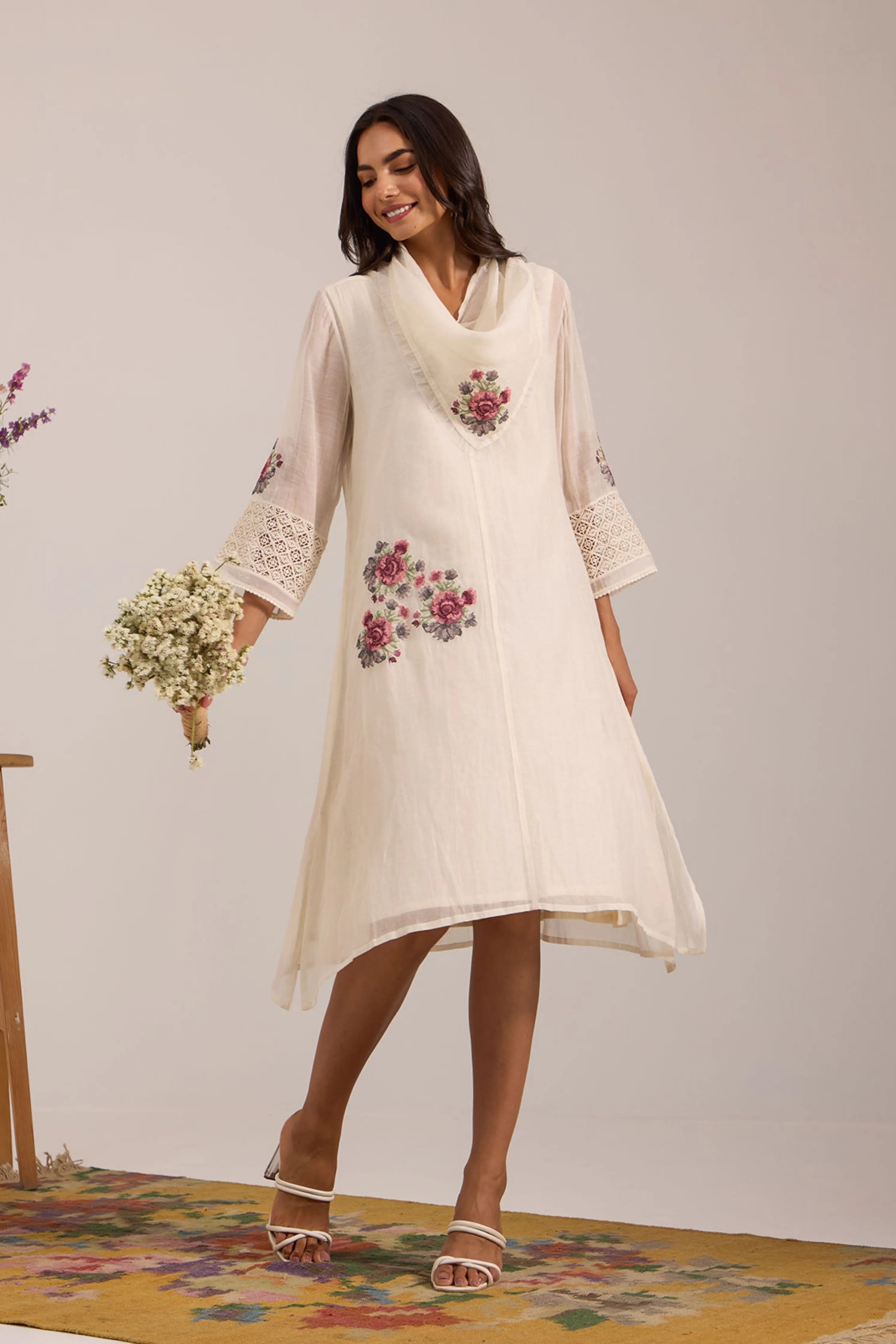 A-Line Cowl Tunic Set