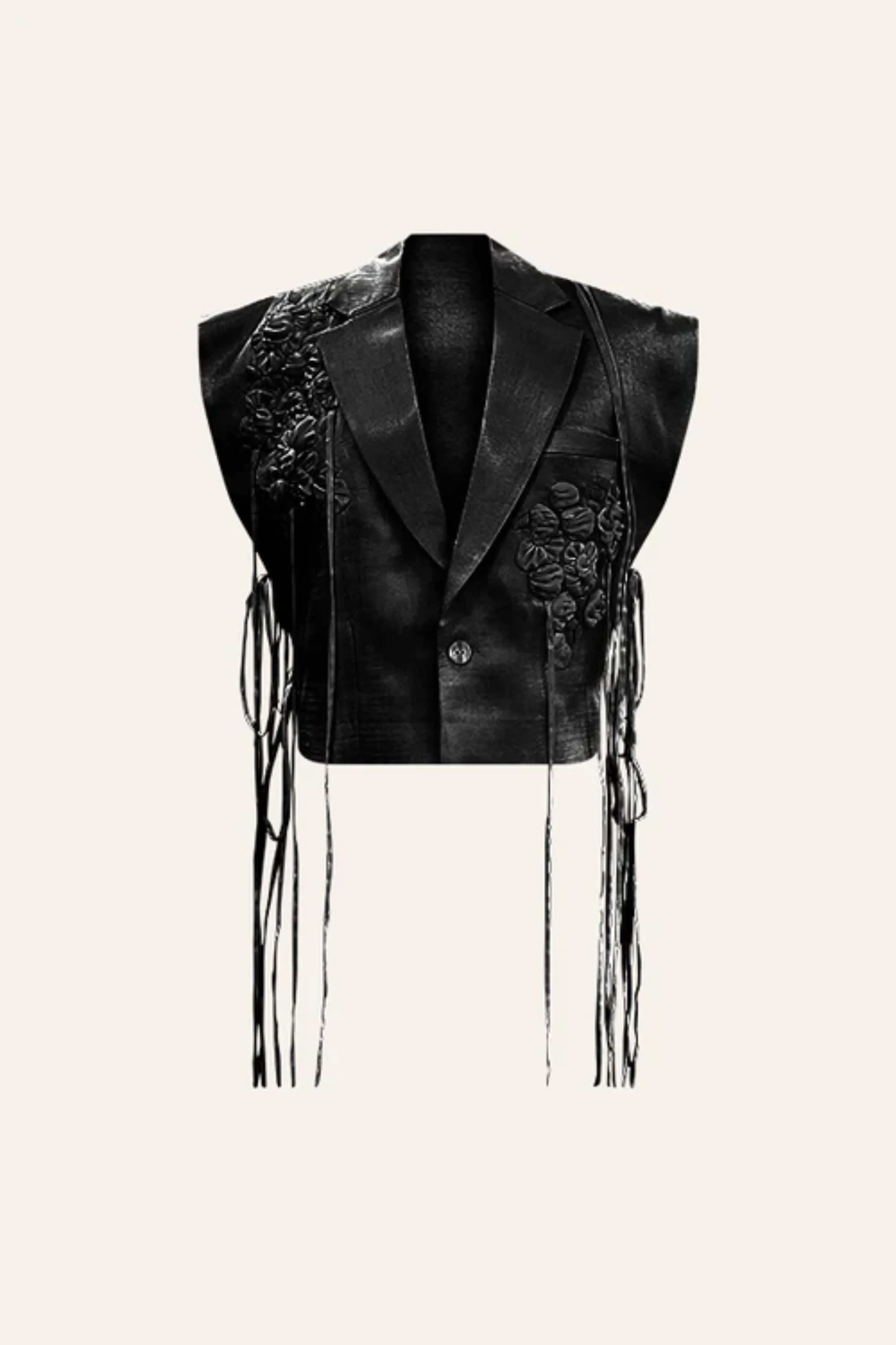 Calla Lily Bib In Black