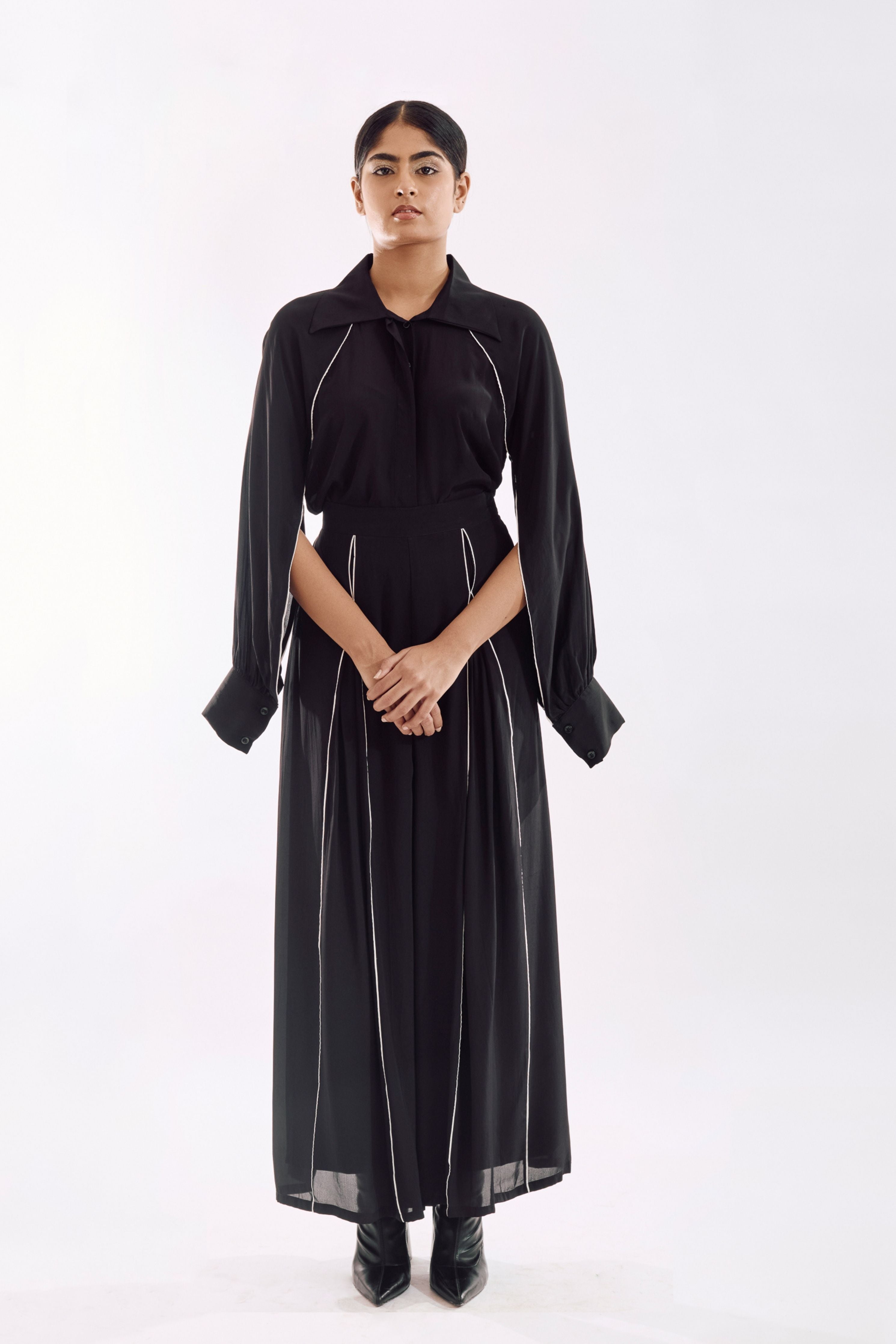 Black Cape Co-Ord set