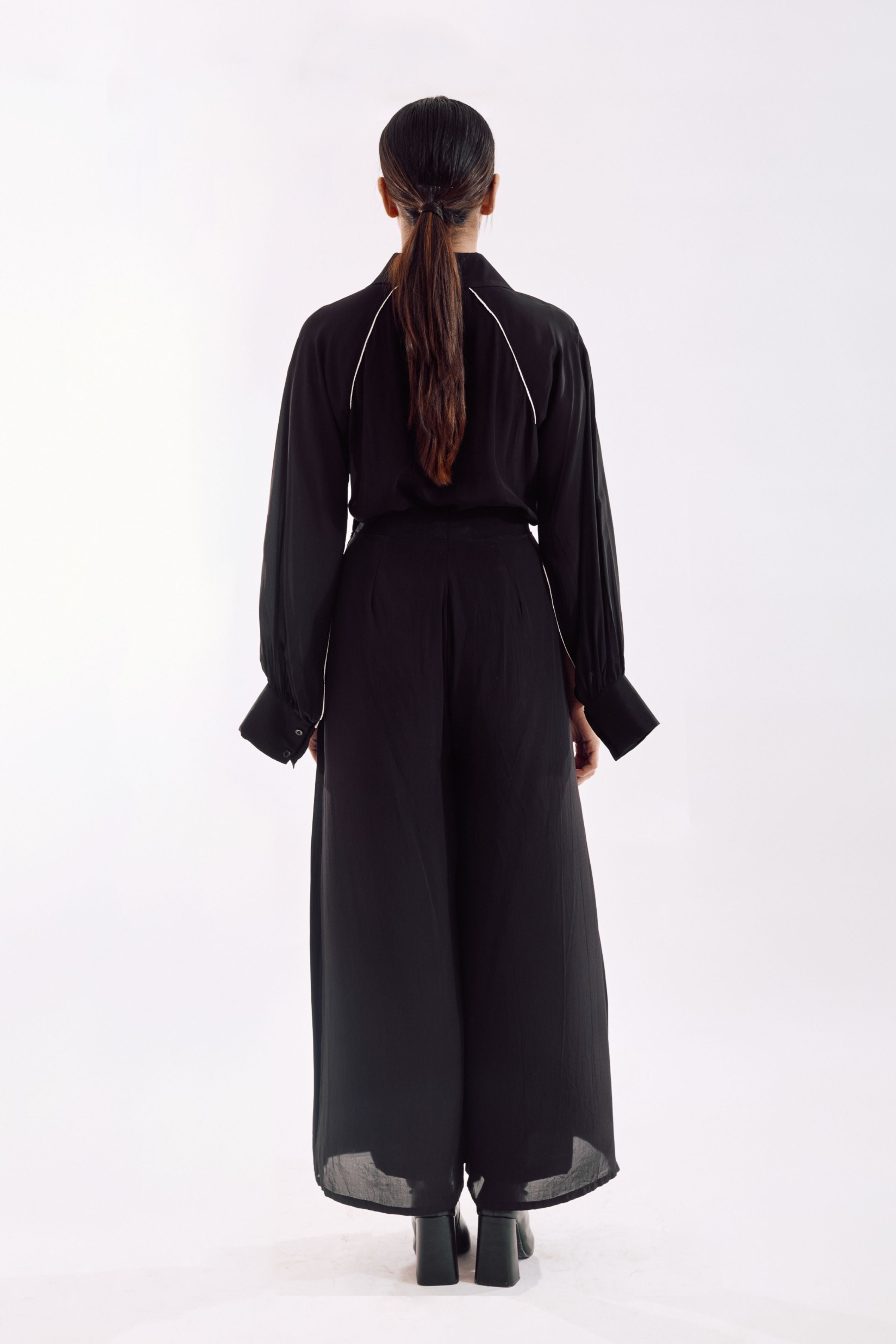 Black Cape Co-Ord set
