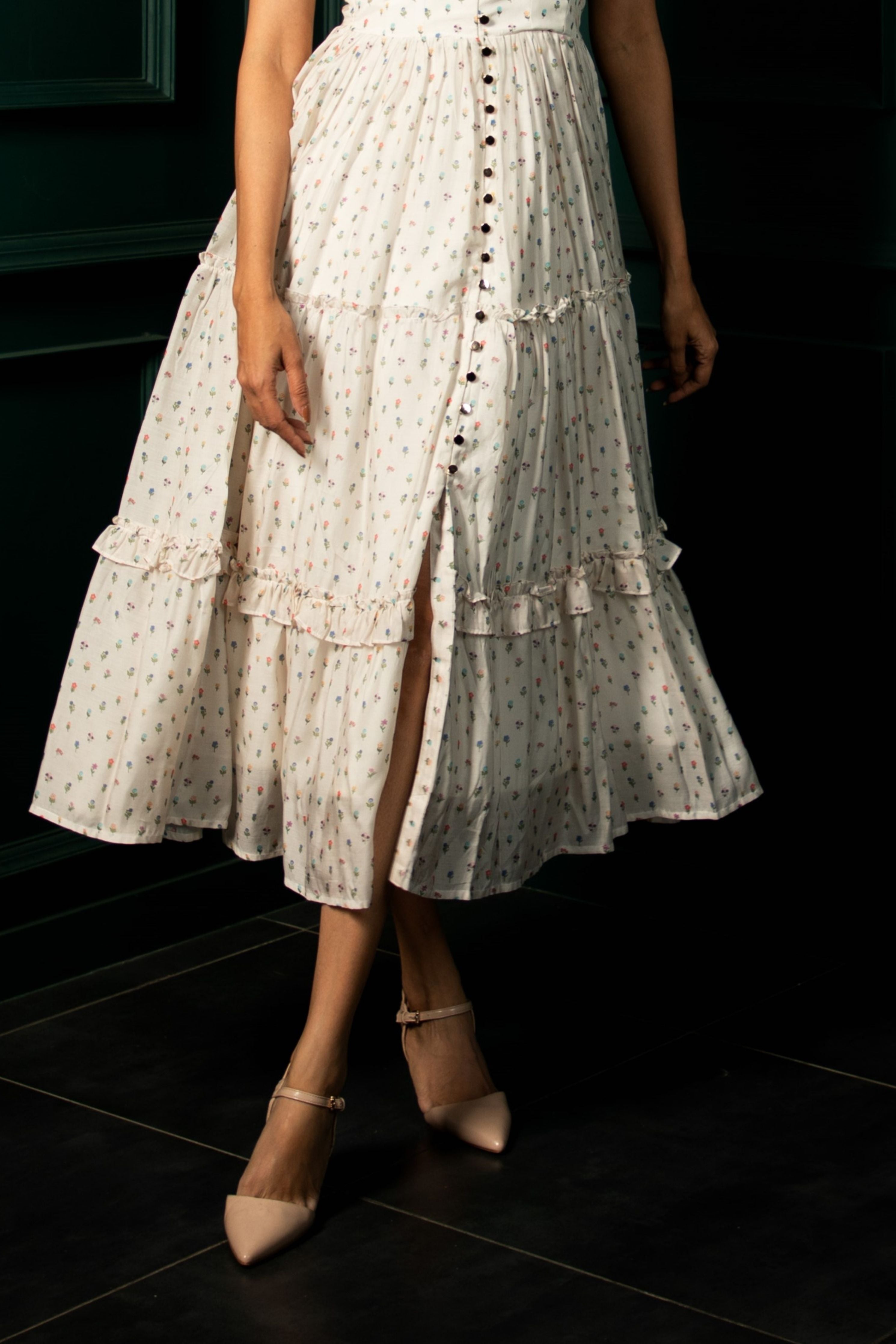 Dahlia Botanic Midi Dress