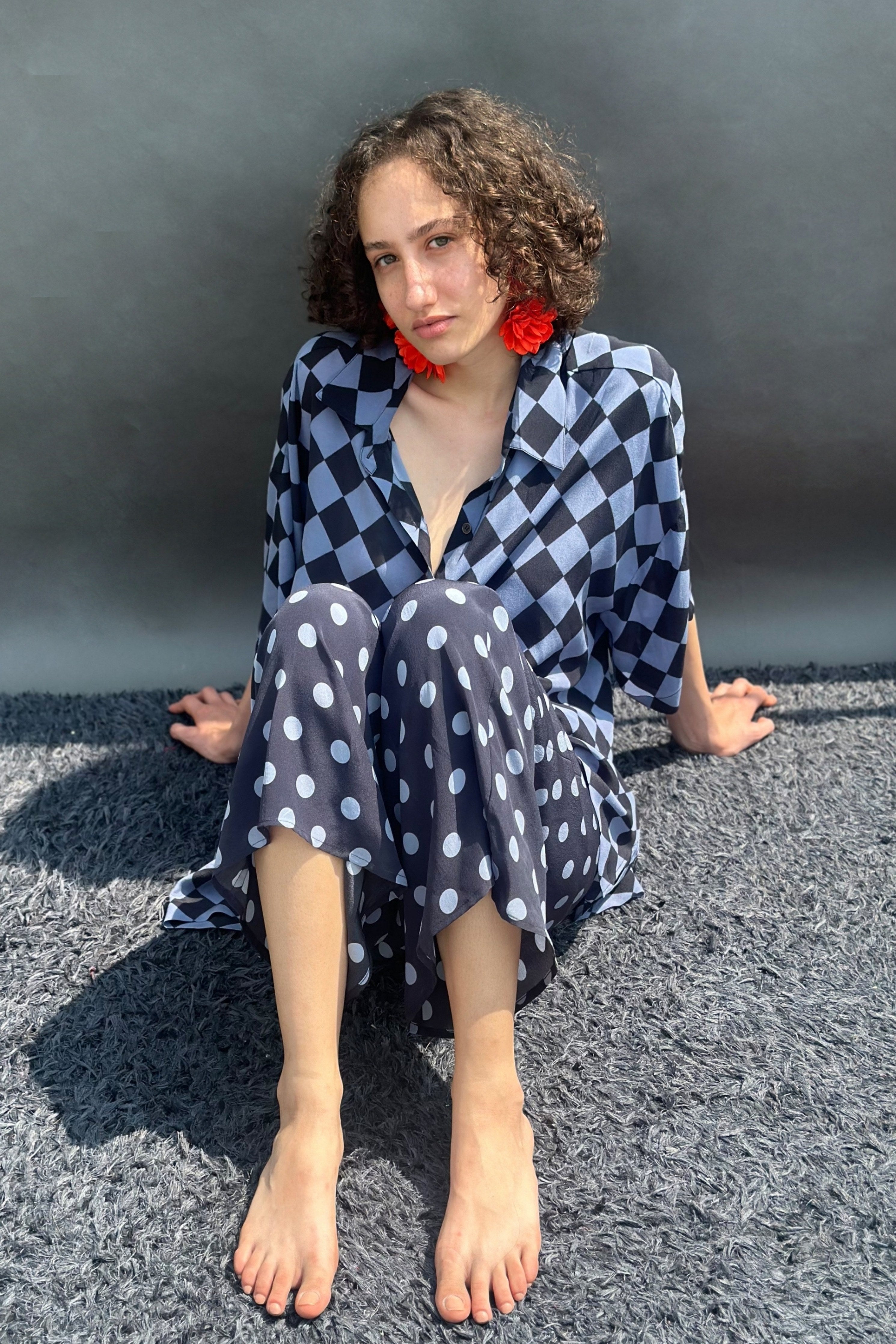Check Block Printed Shirt