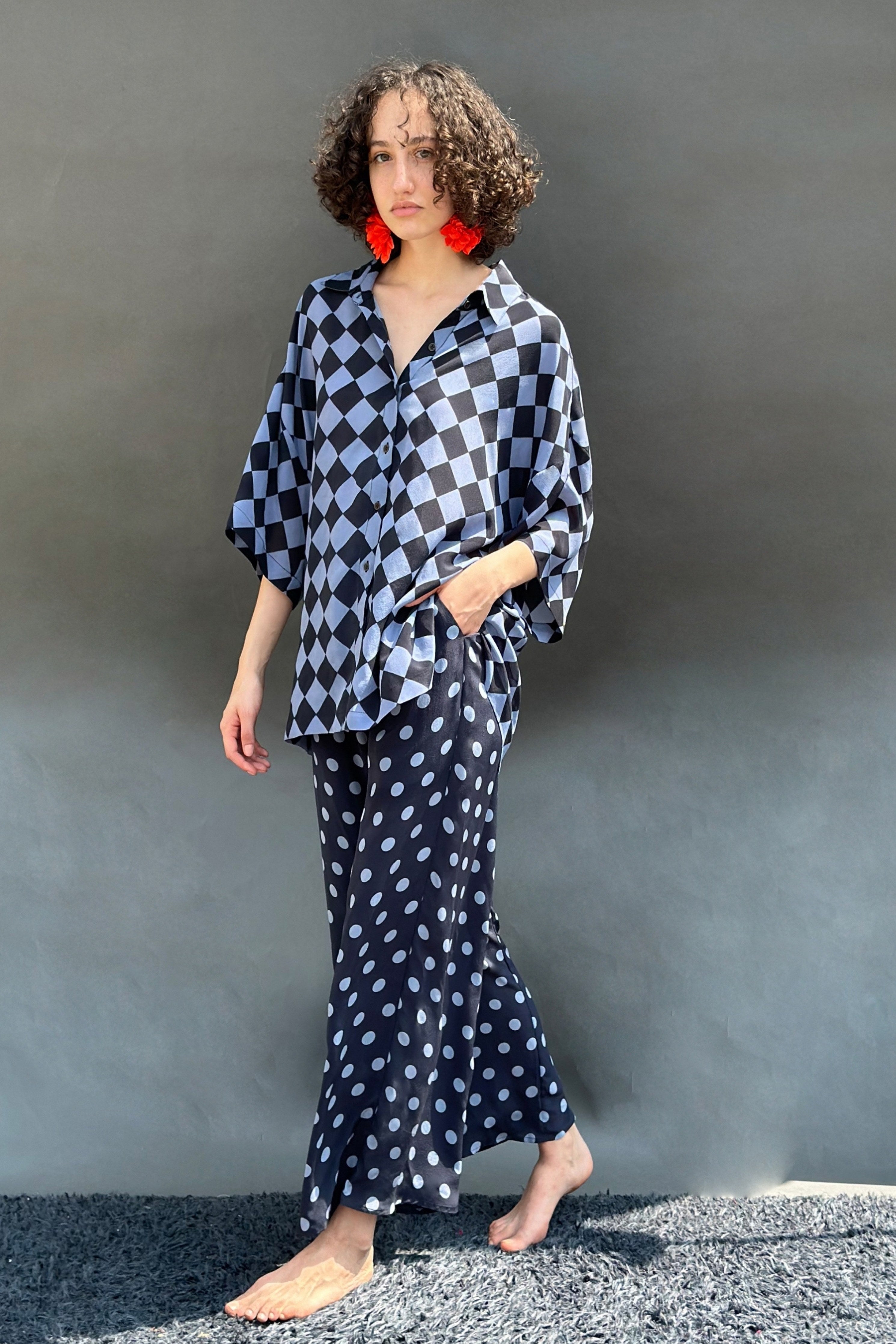 Check Block Printed Shirt