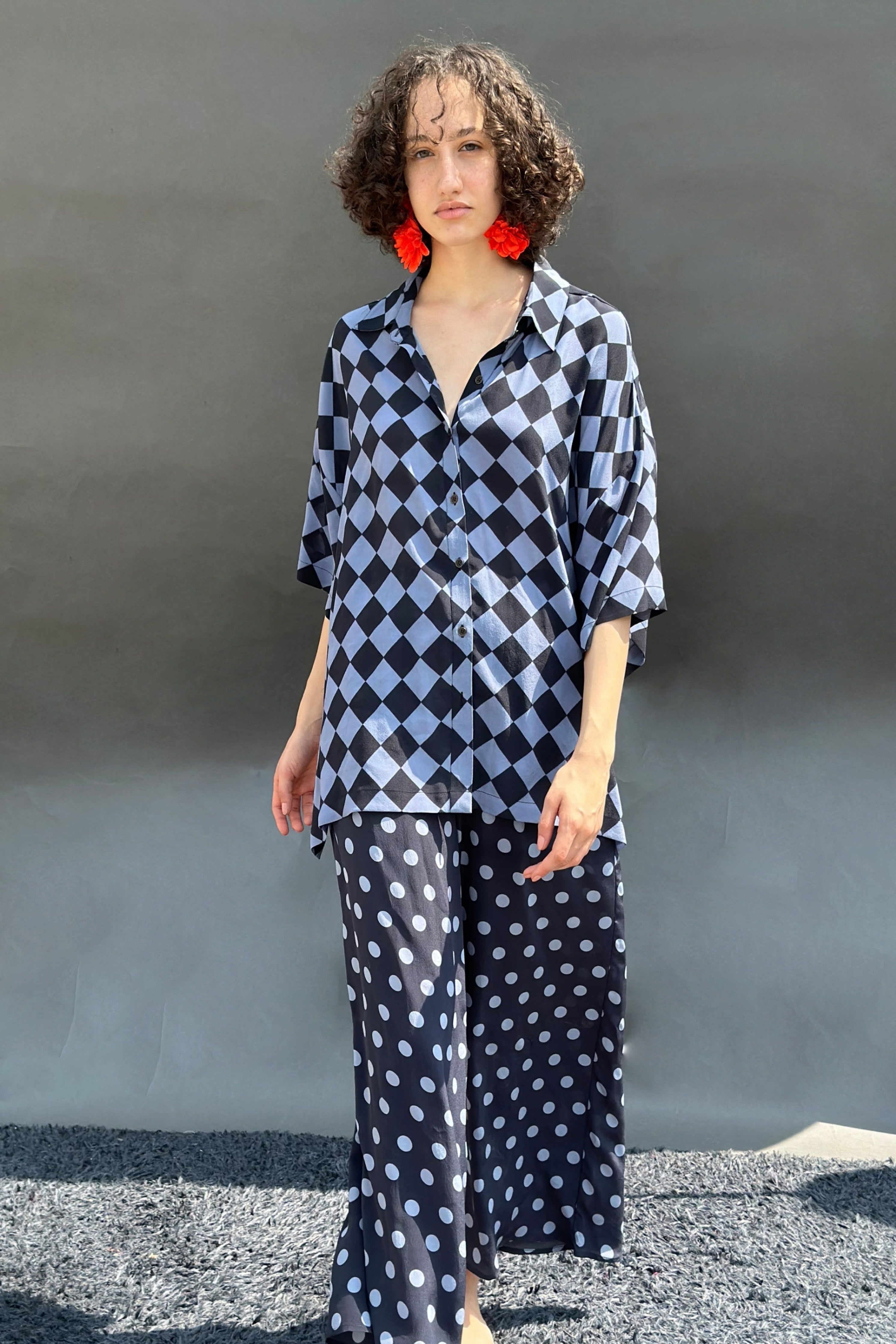 Check Block Printed Shirt