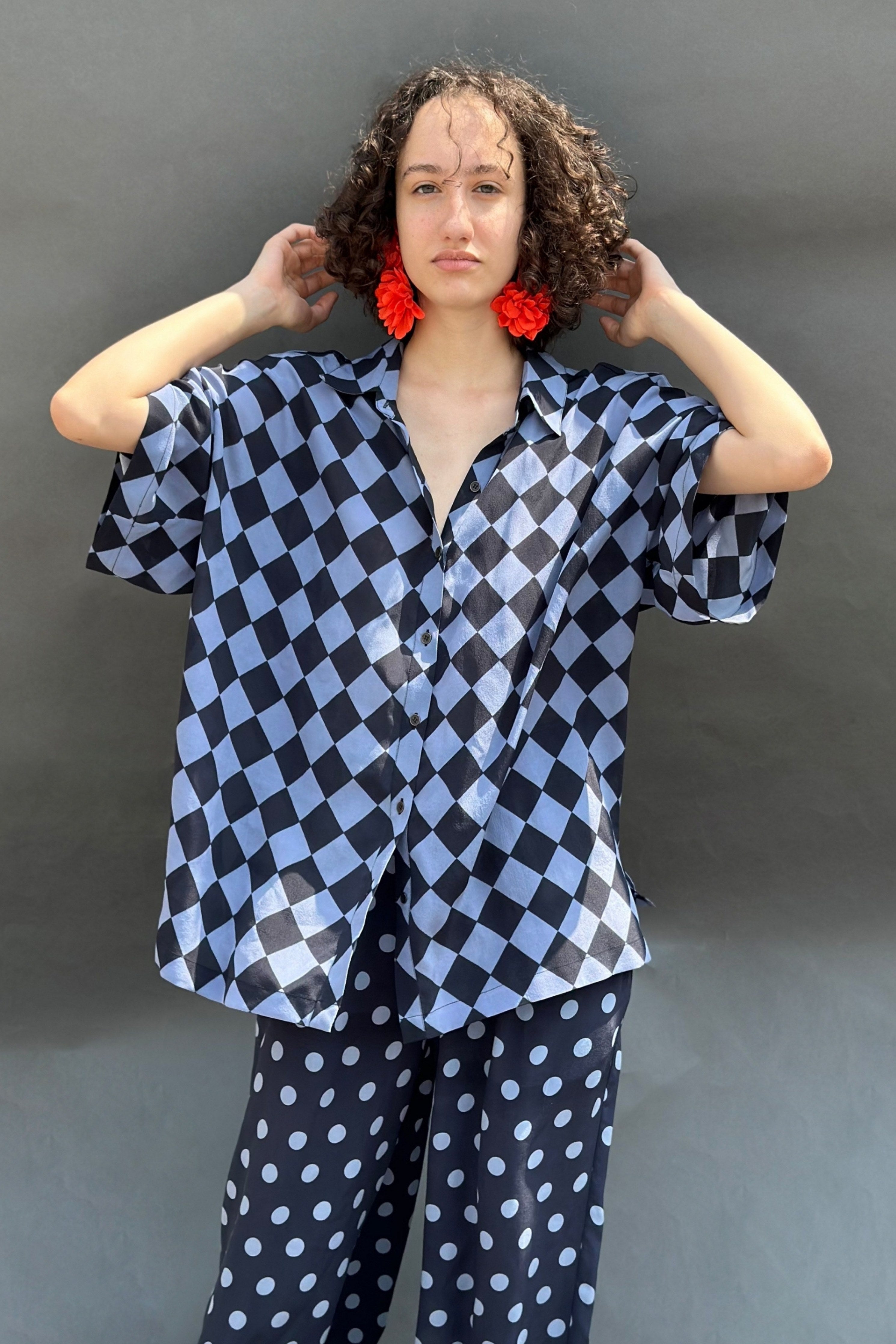 Check Block Printed Shirt