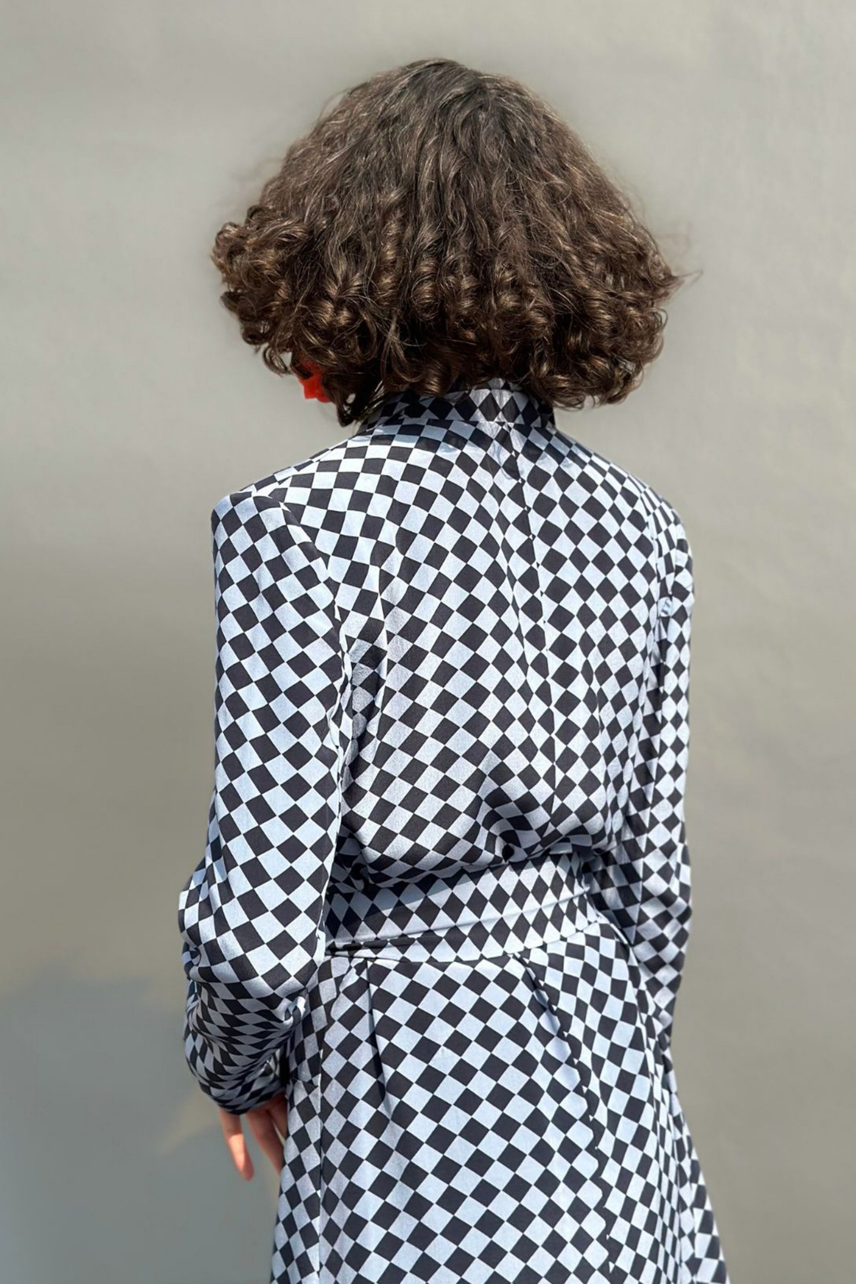 Check Print Co-Ord Set