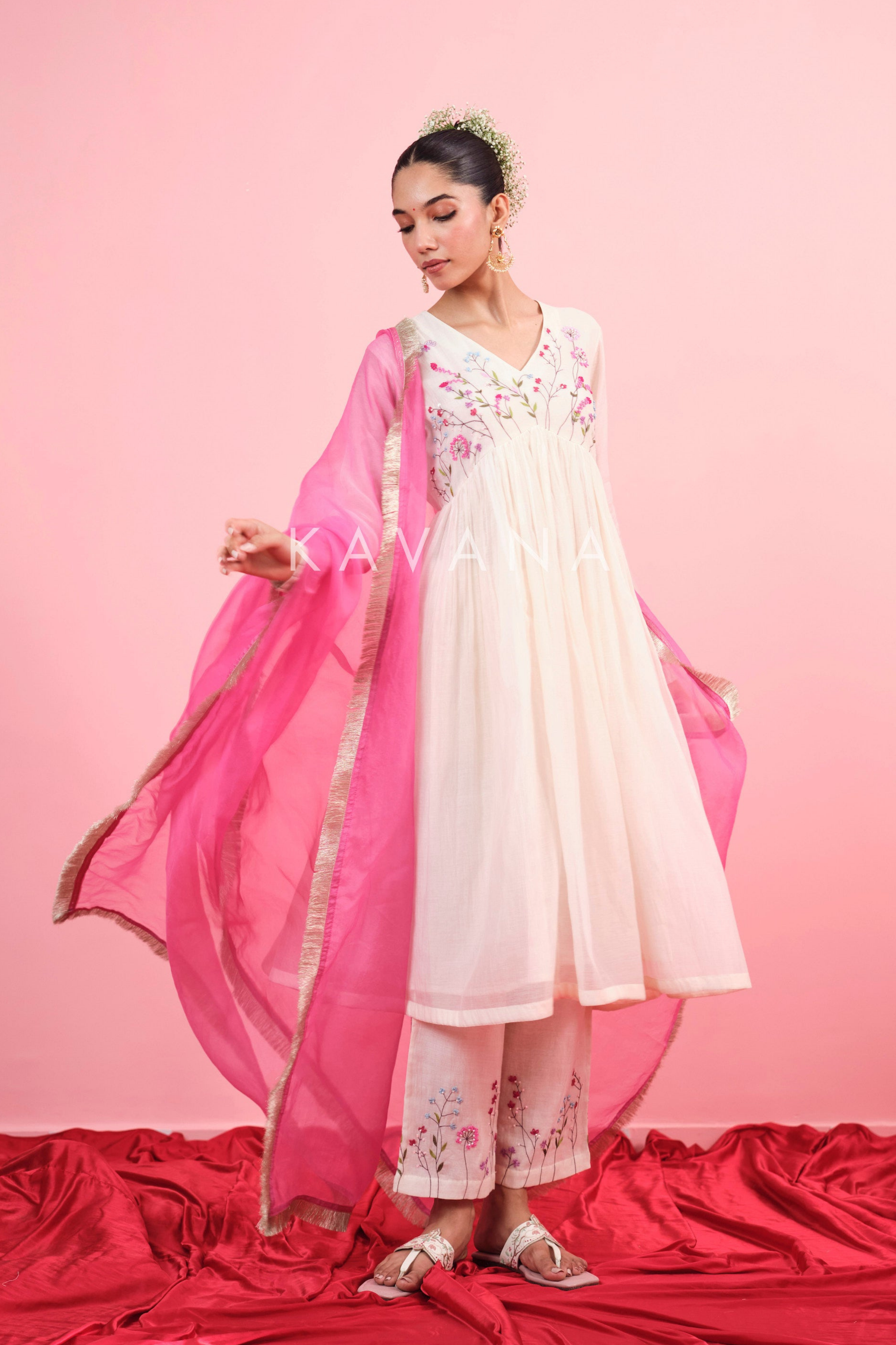 Chitra Chanderi Kurta Set