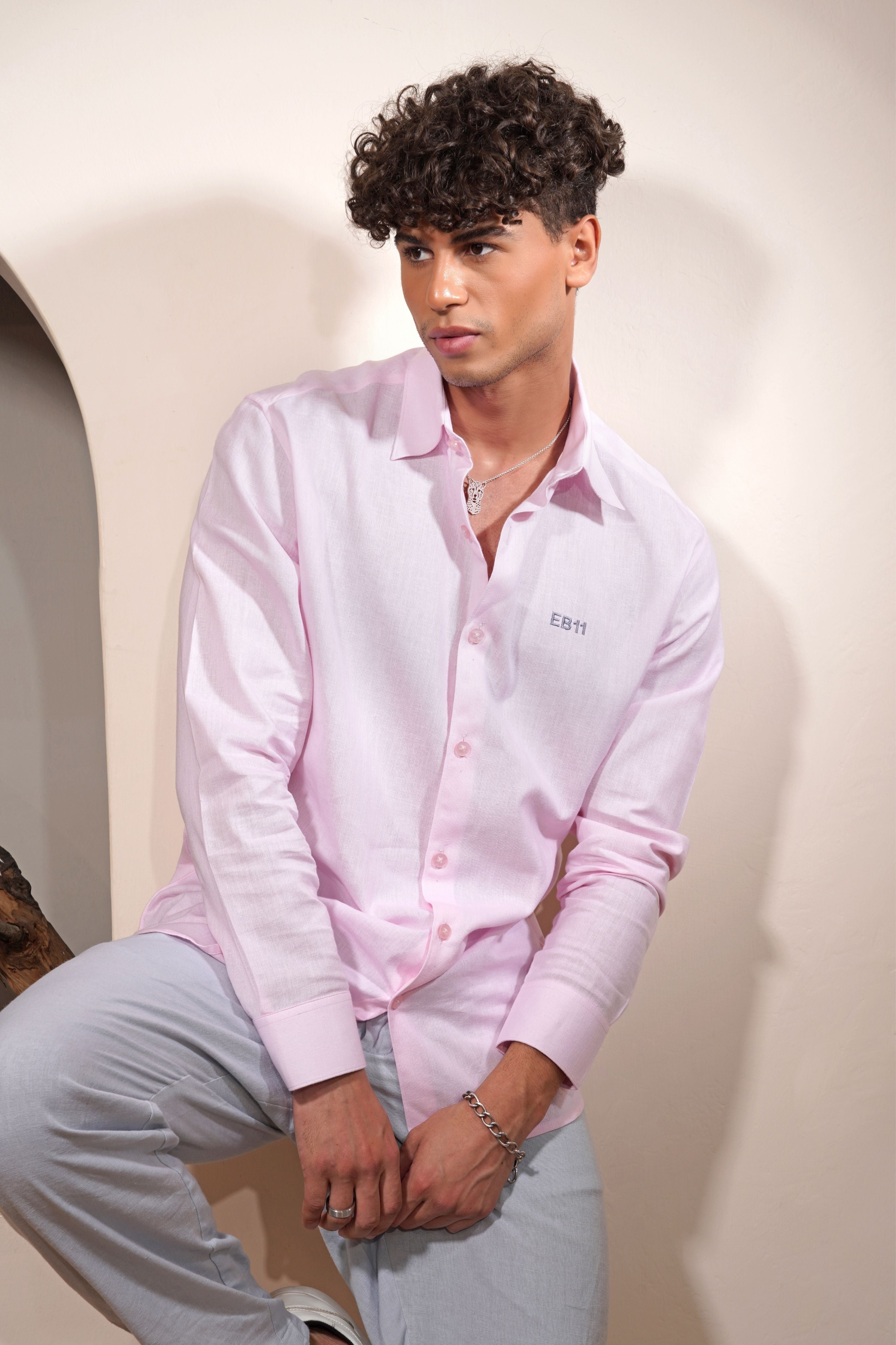 Cotton Candy Linen Shirt