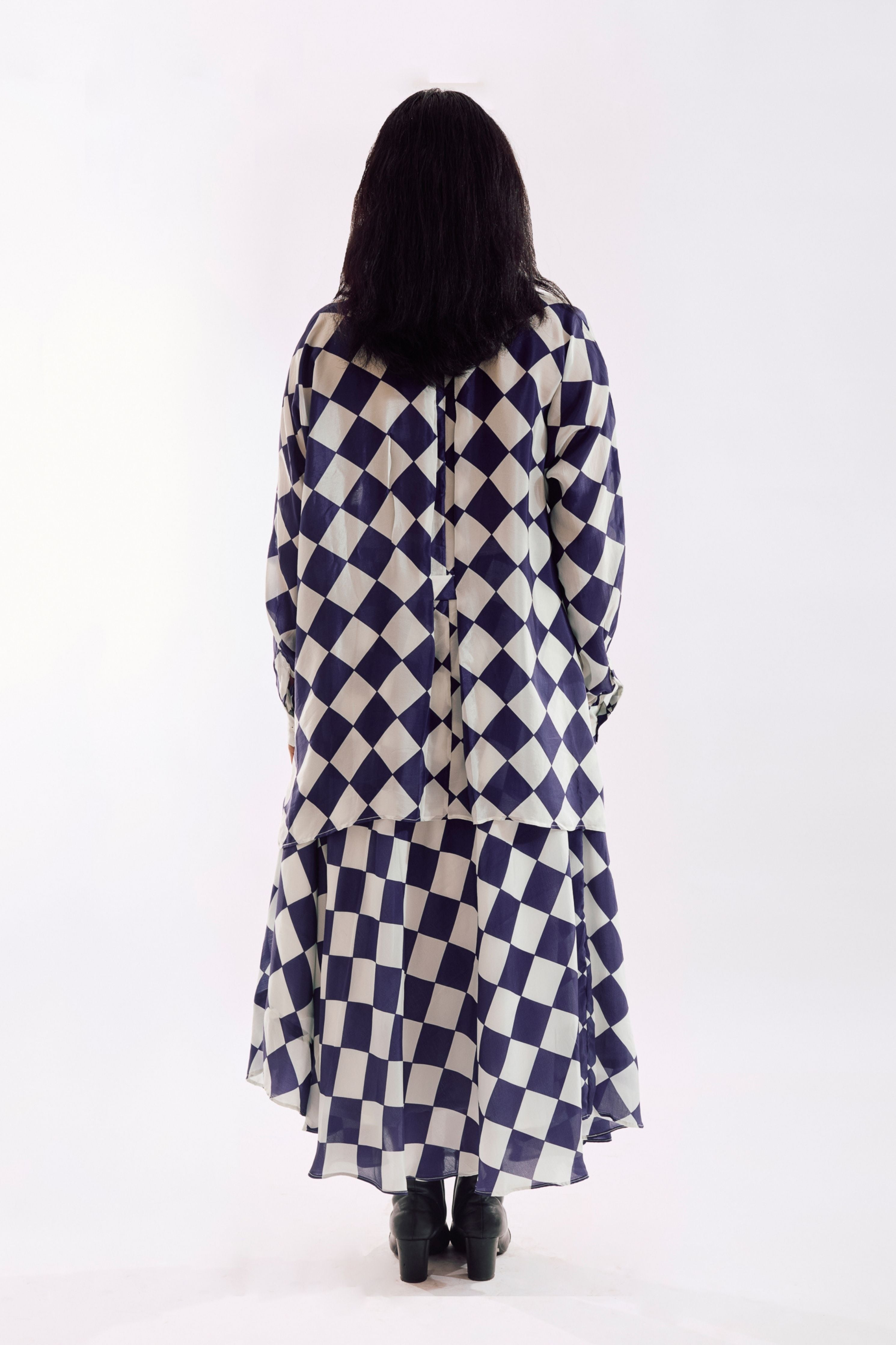 Cream Indigo Co-Ord set