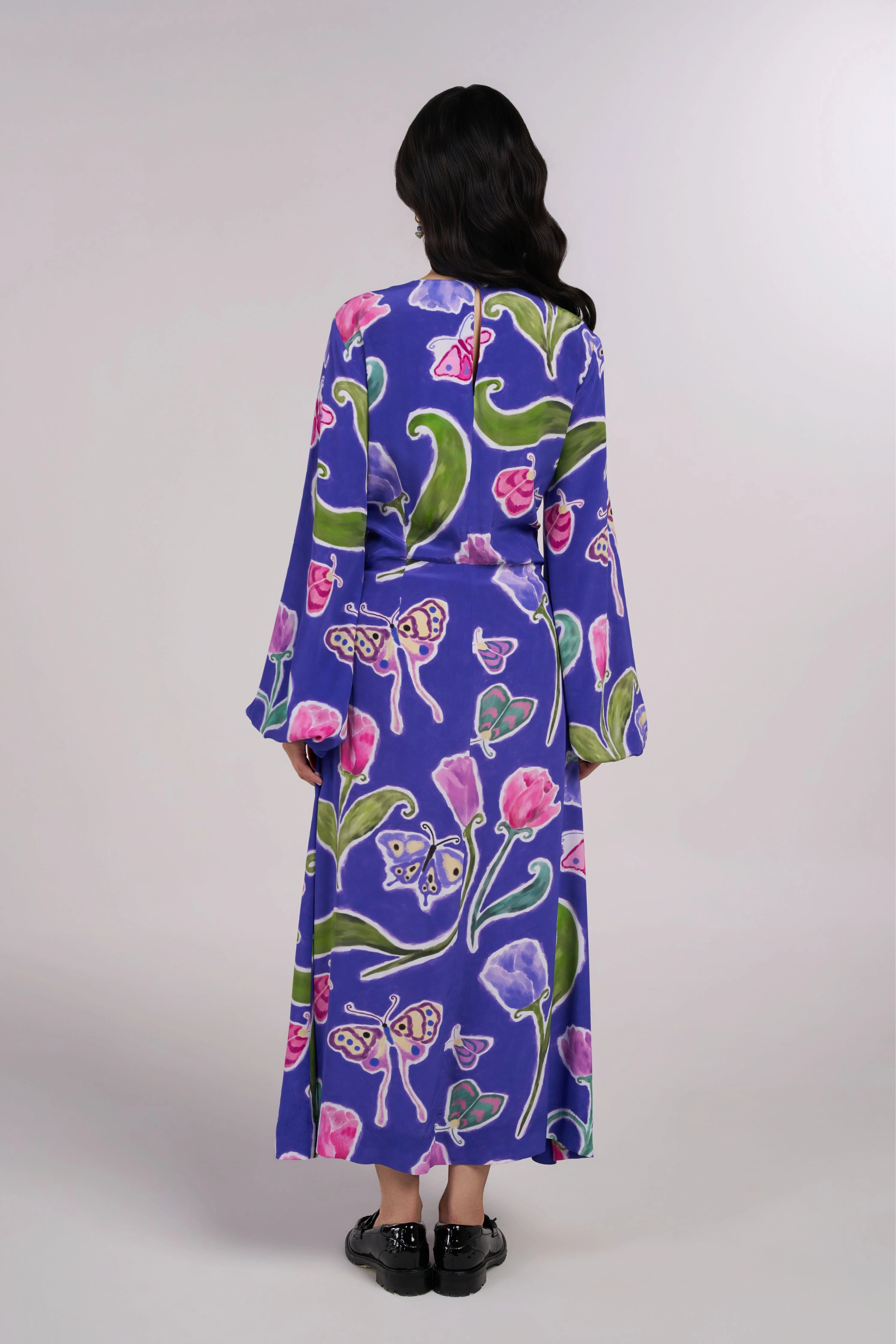 Midnight Tulip Maxi Dress