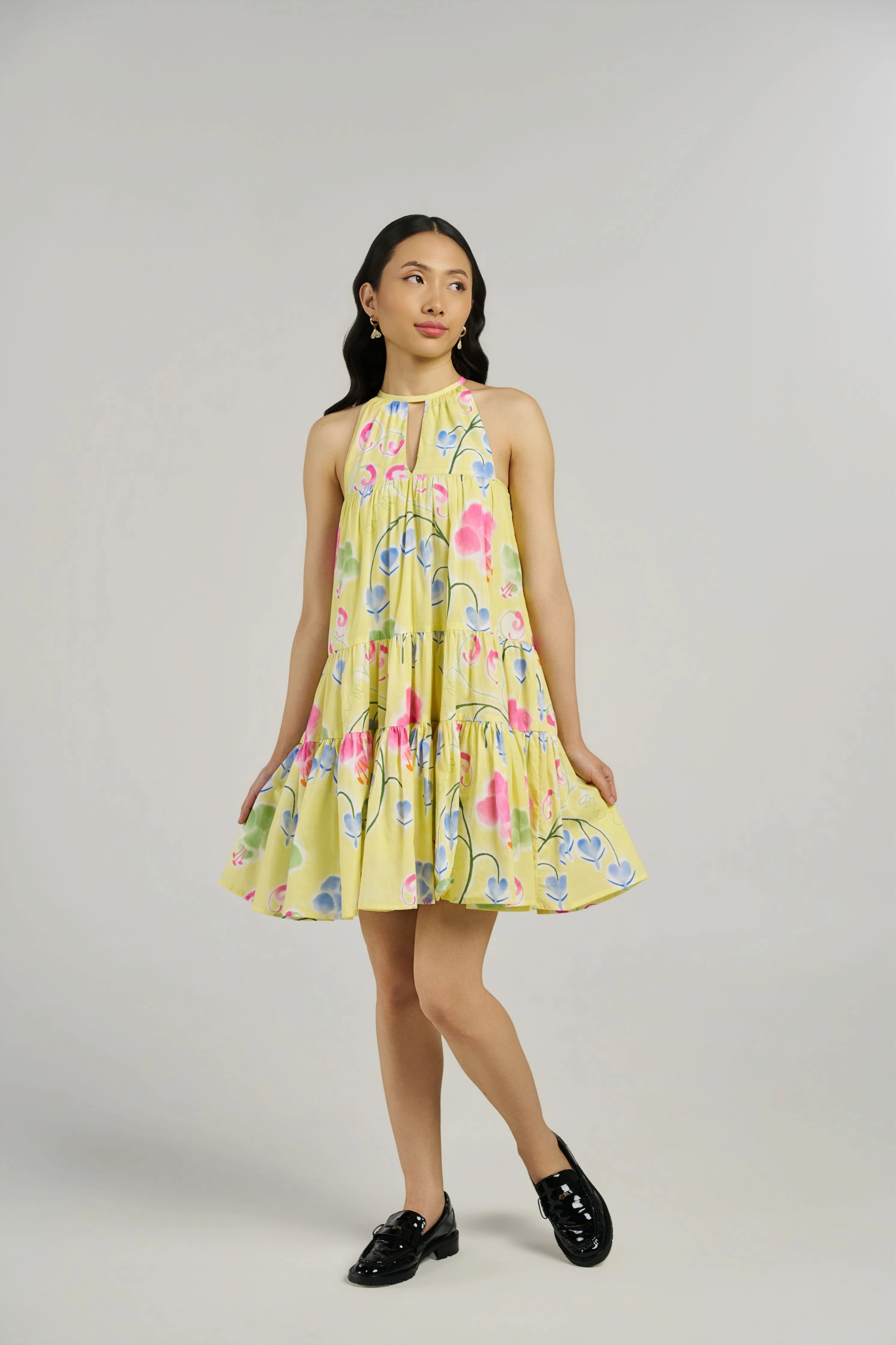 Lemon Tart Short Tired Dress
