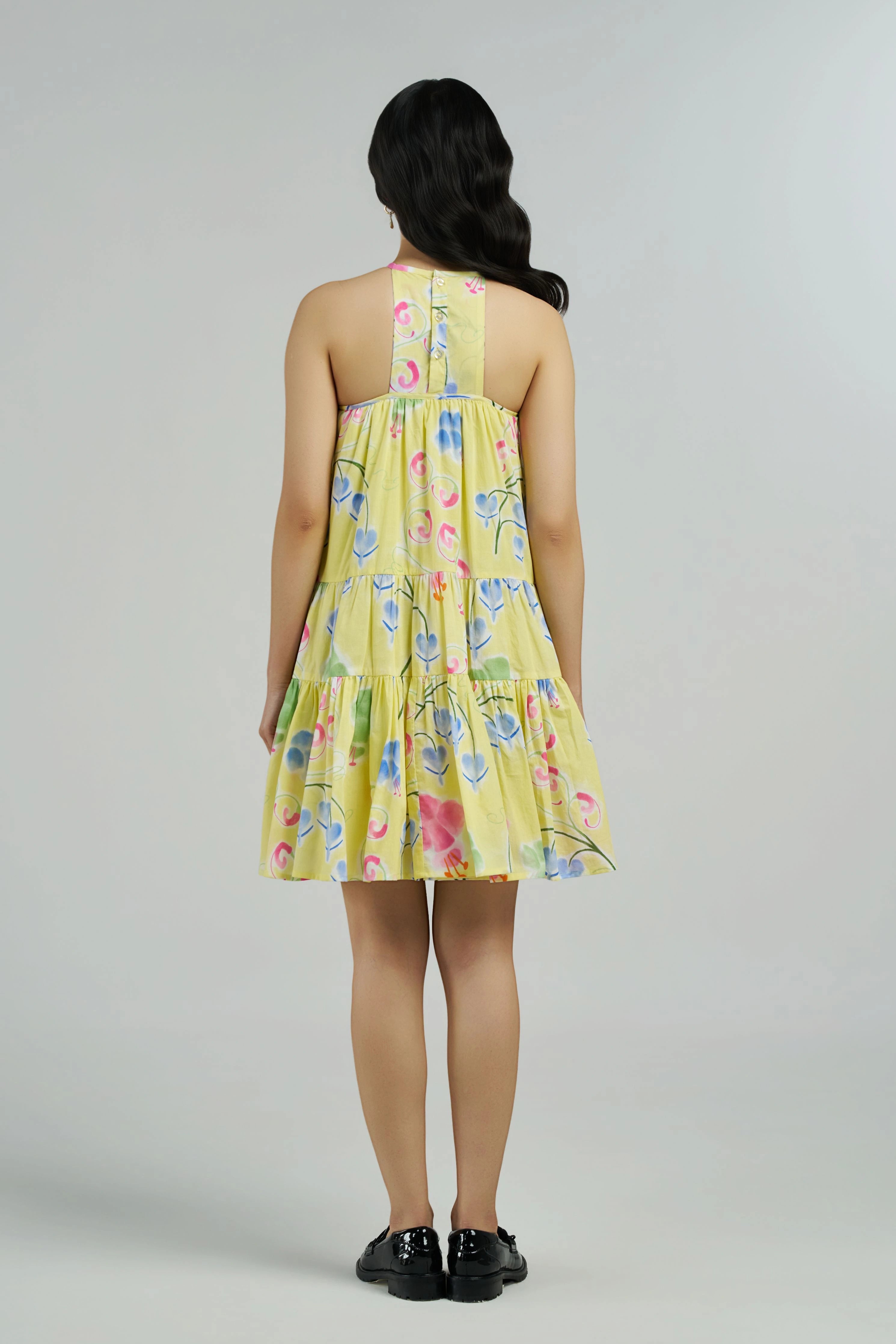 Lemon Tart Short Tired Dress