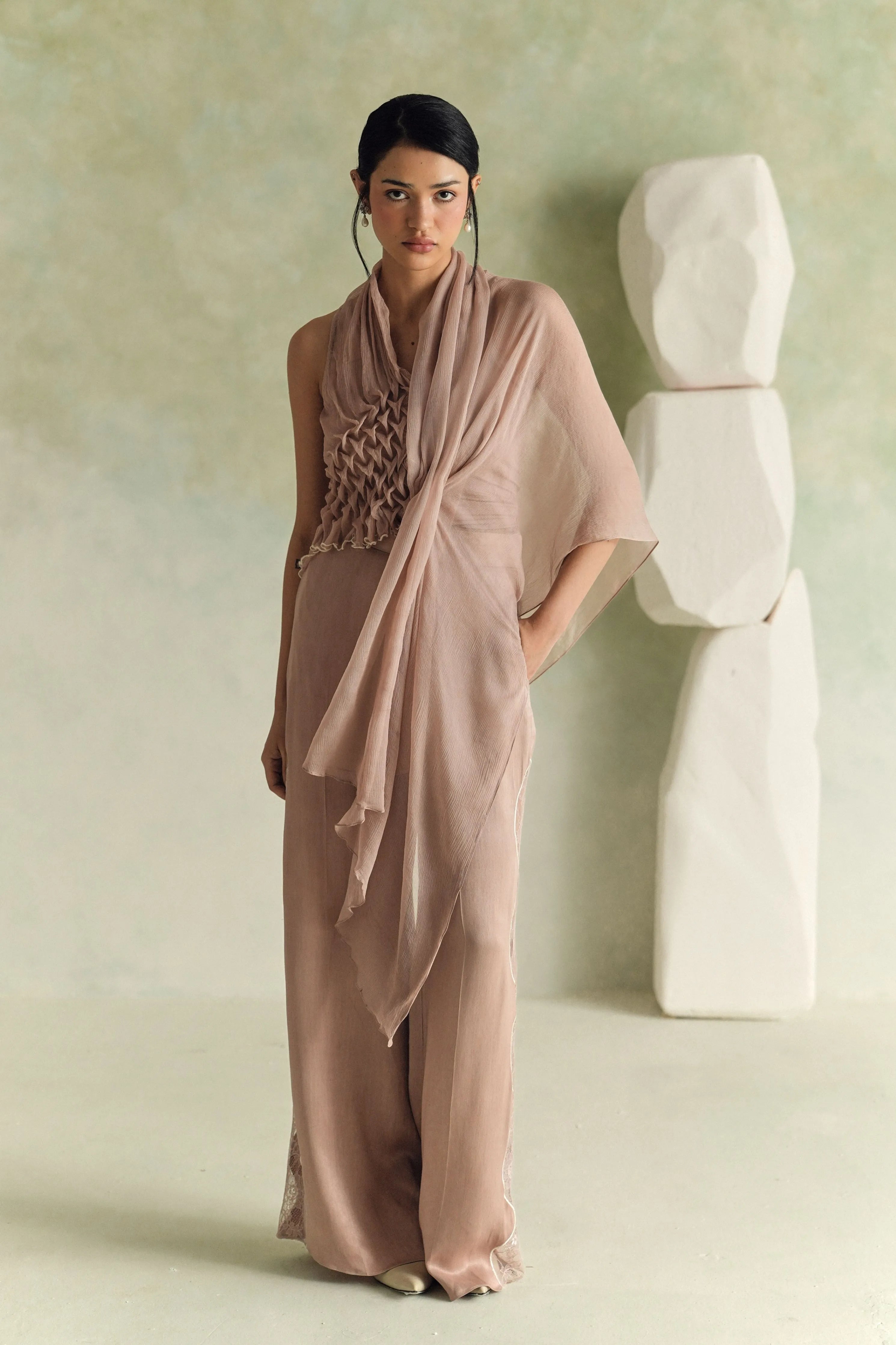 Rose Veil Co-Ord Set