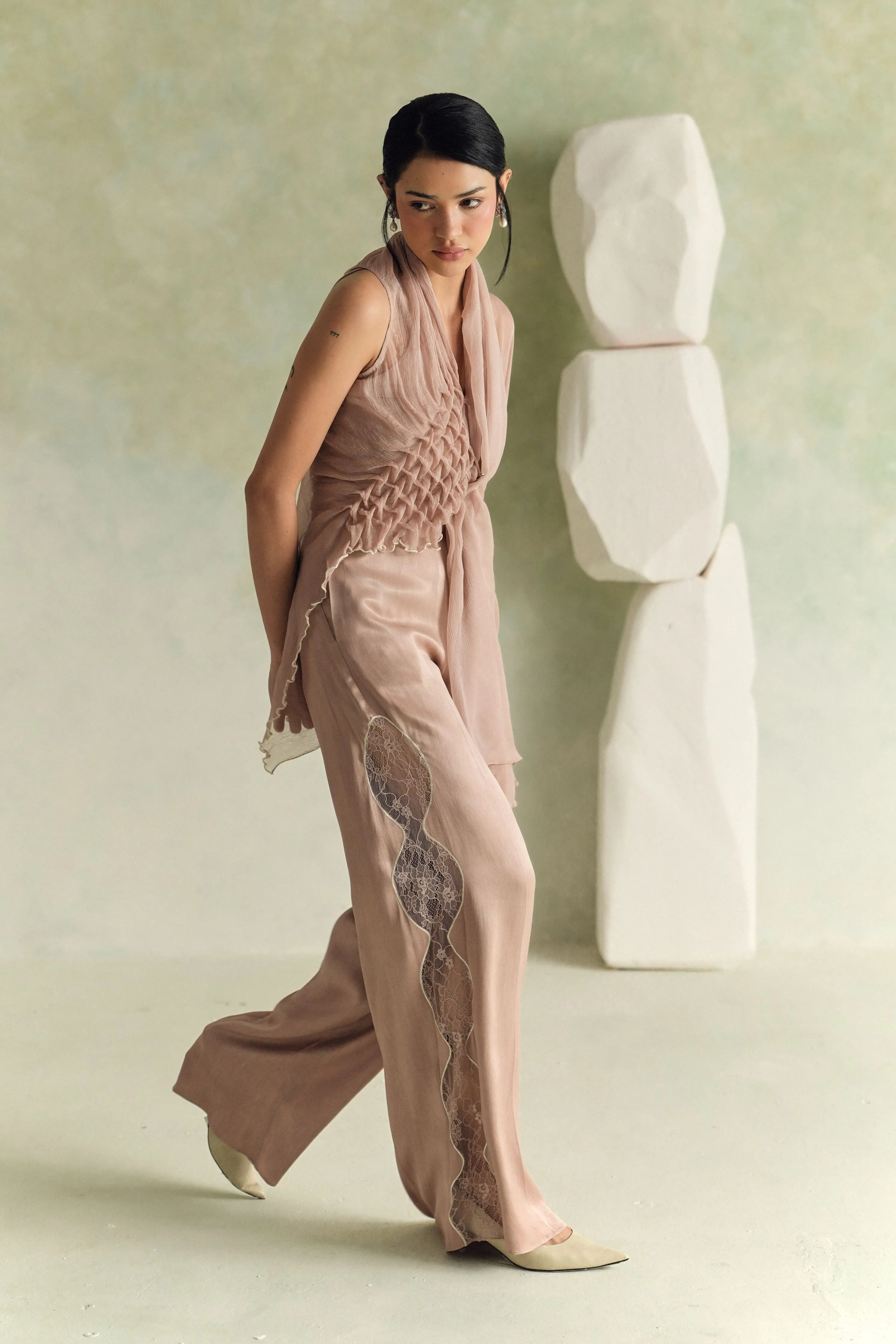 Rose Veil Co-Ord Set