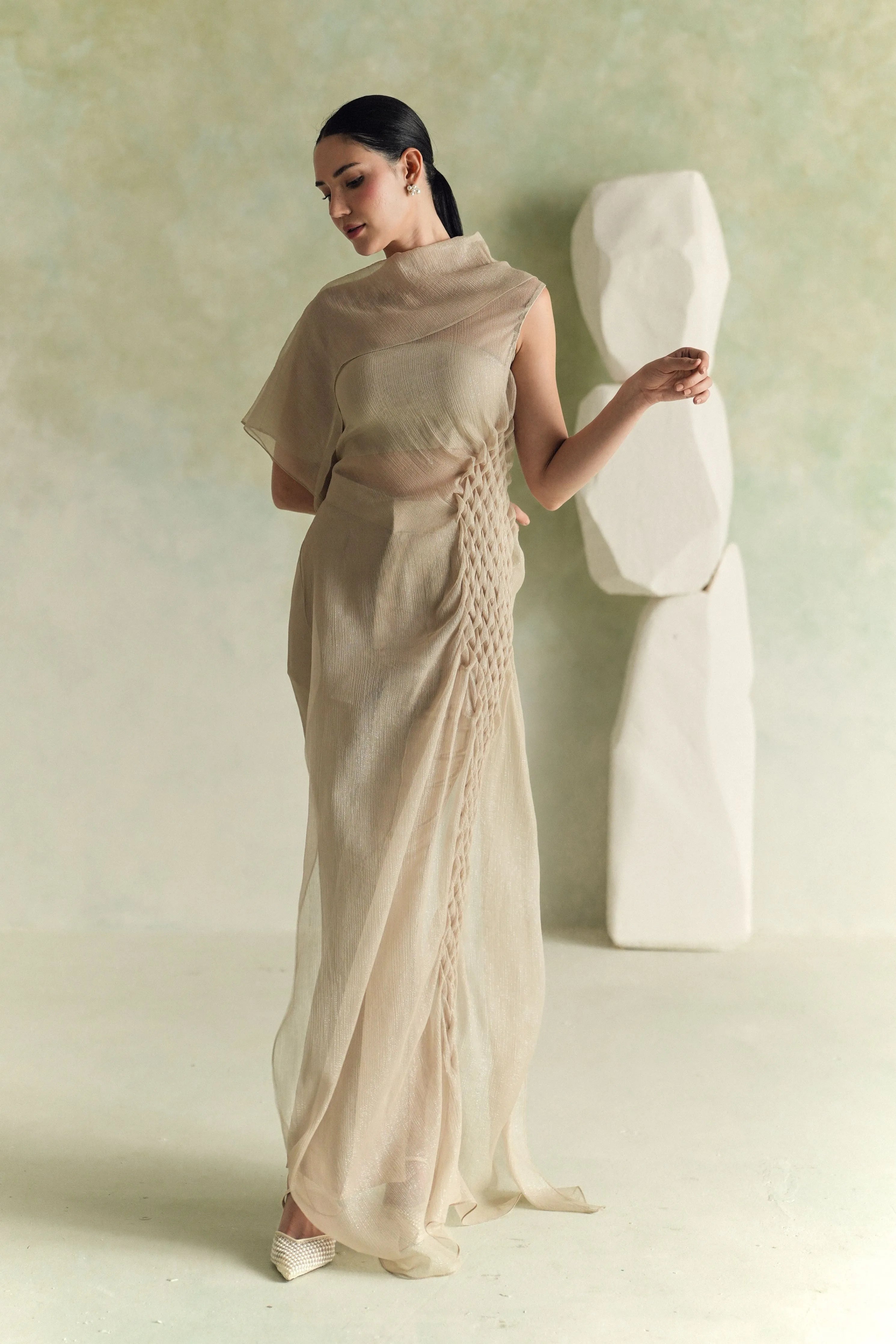 Champagne Sculpt Co-Ord Set