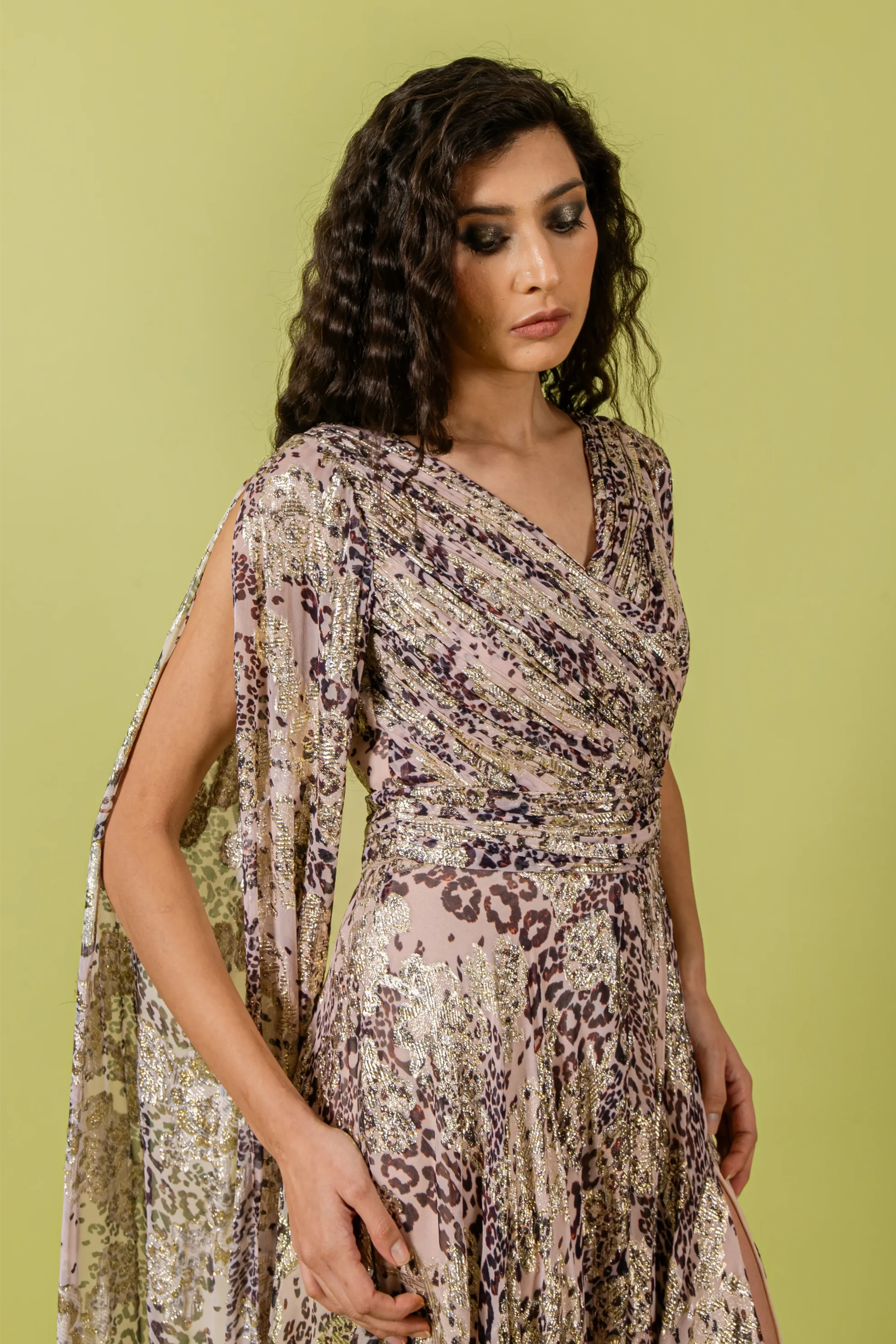 Saphira Leopard Print Dress