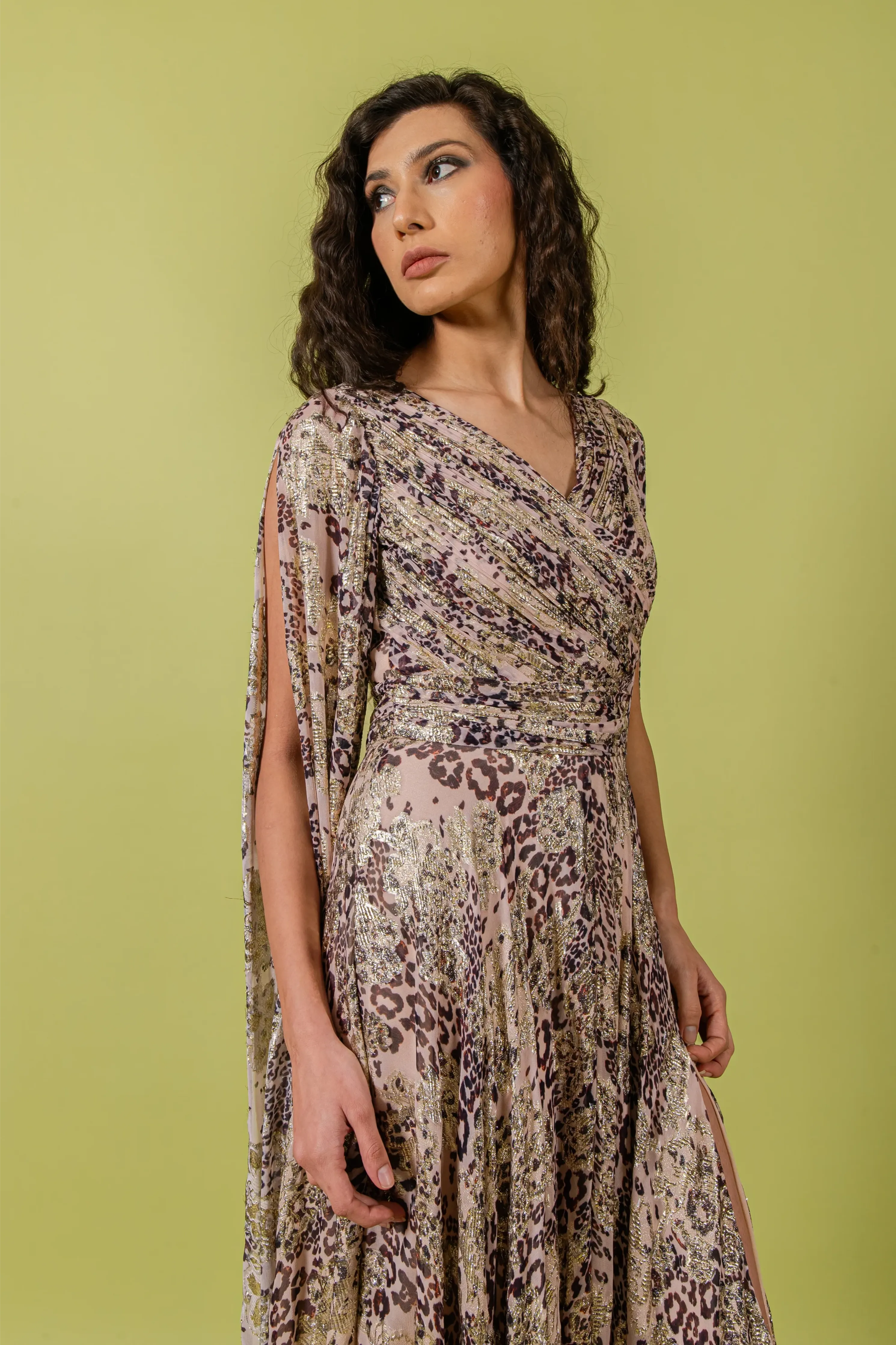 Saphira Leopard Print Dress