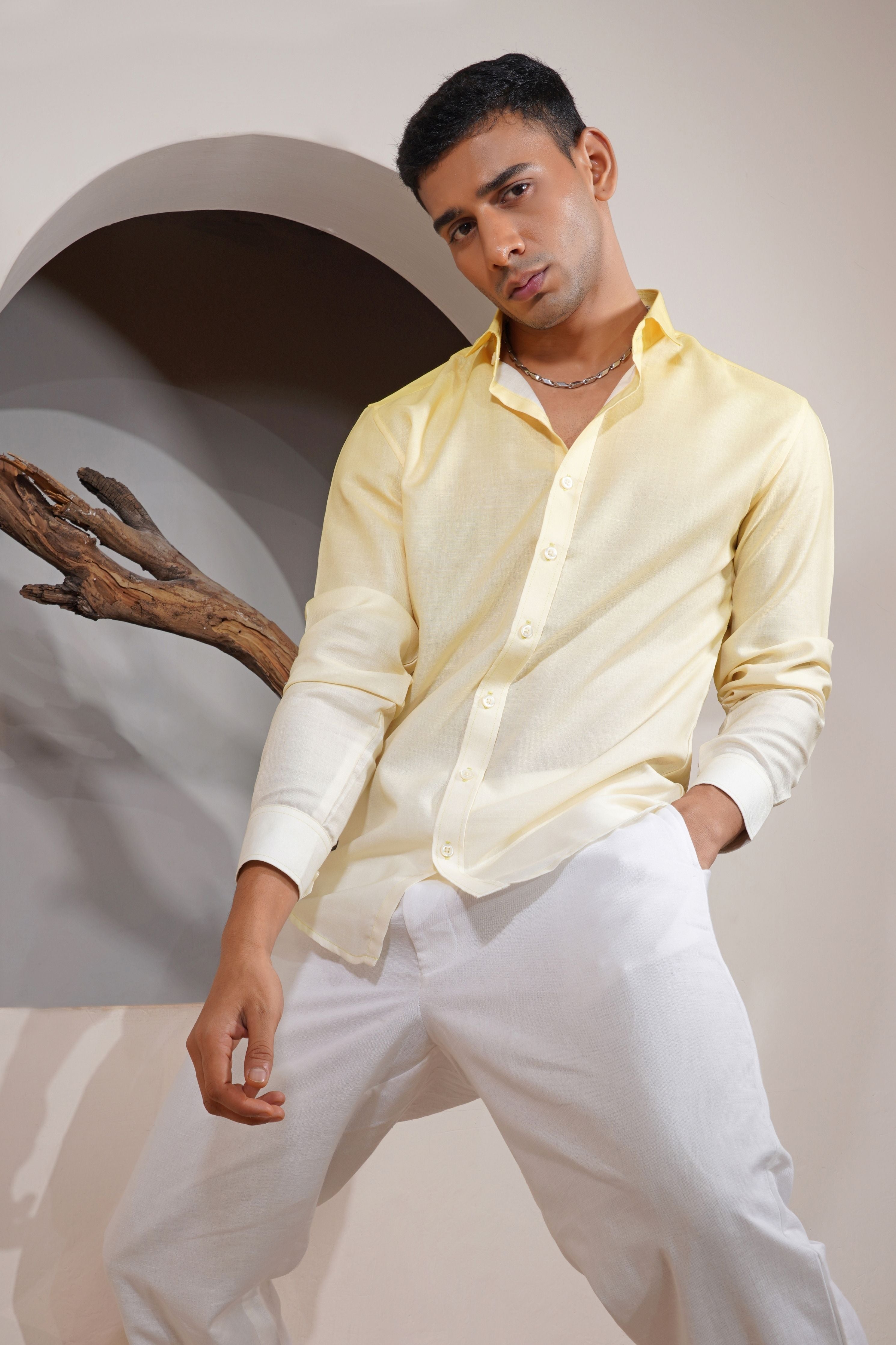 Dandelions Linen Shirt