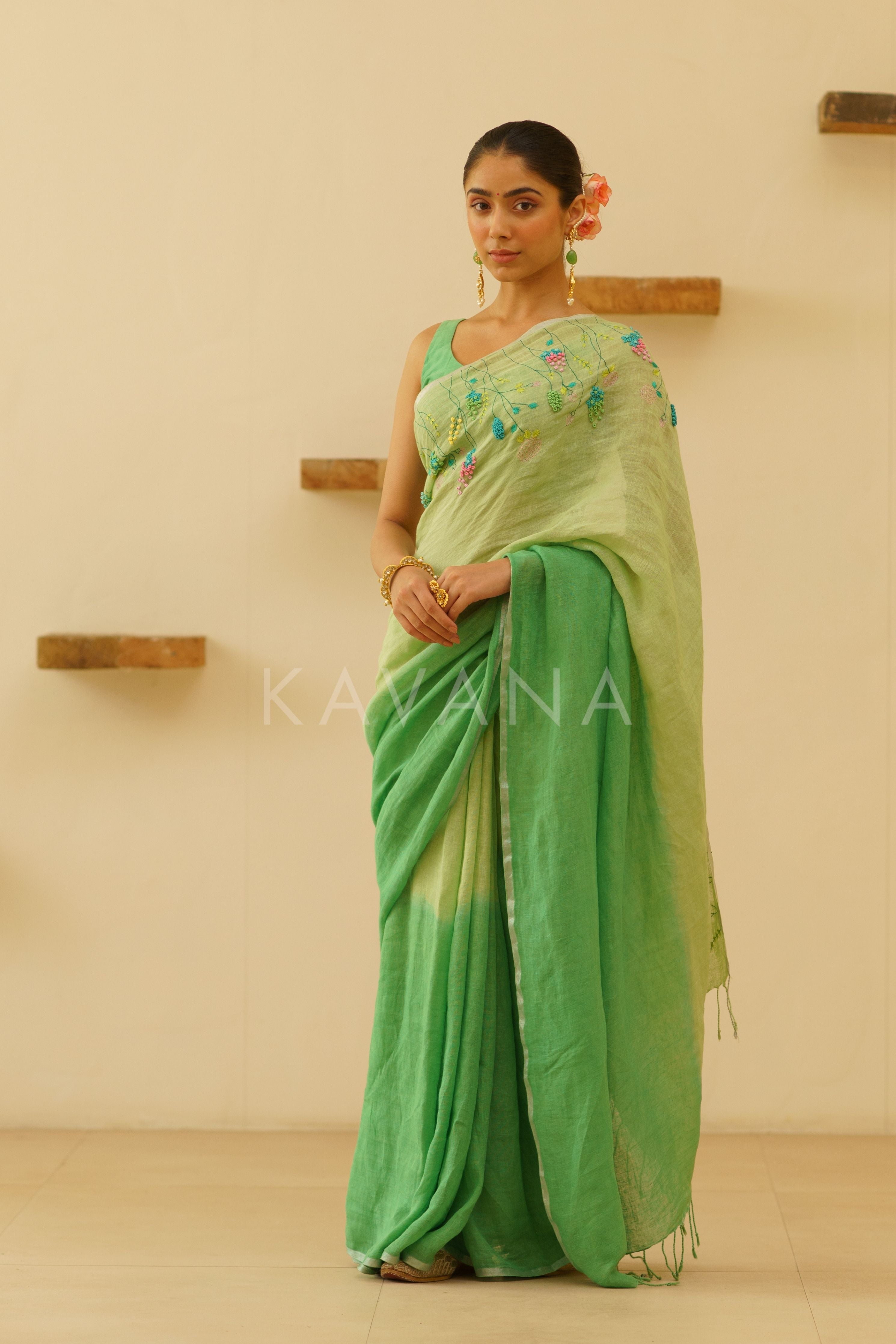 Dharini Linen Sari