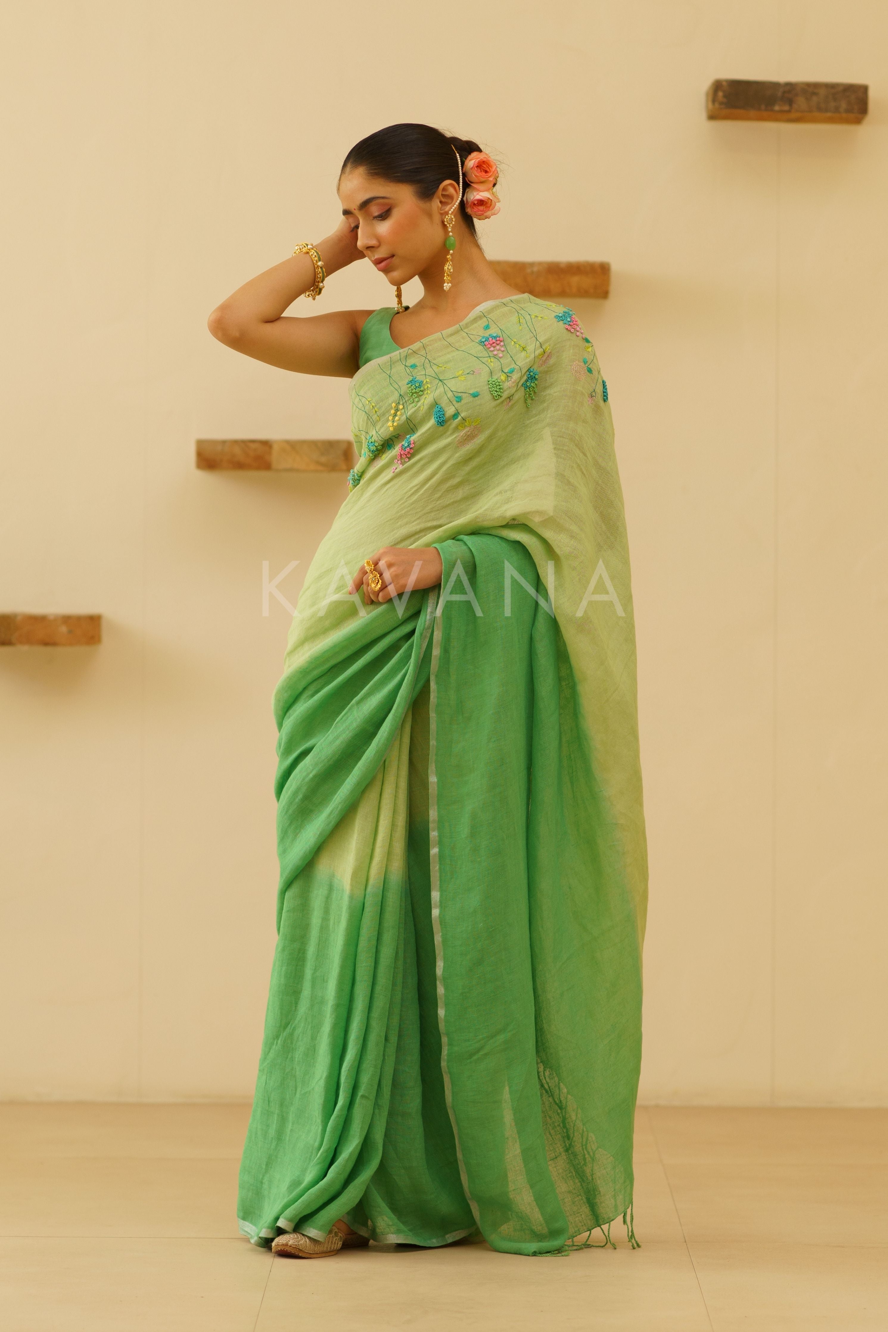 Dharini Linen Sari