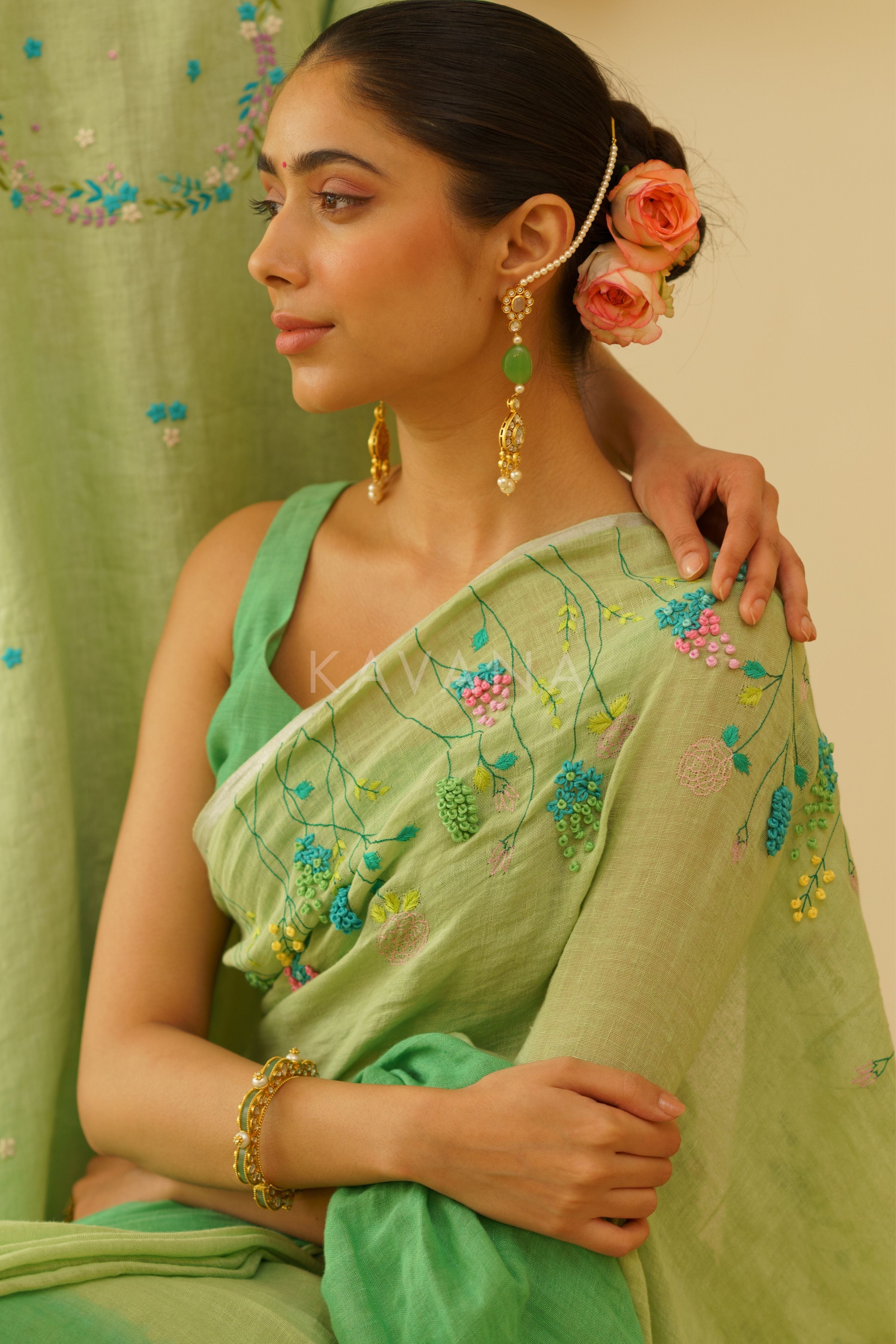 Dharini Linen Sari