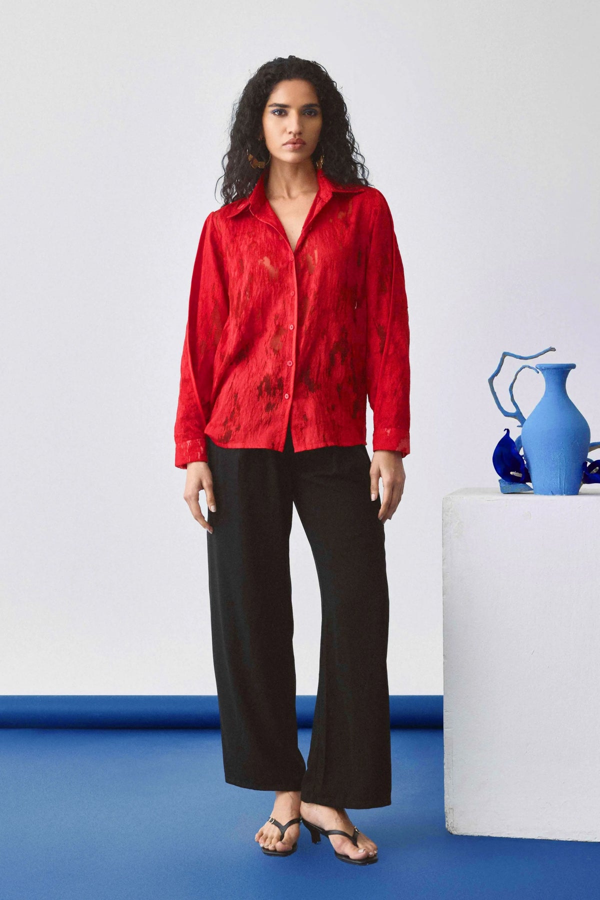 Rouge Tiered Shirt