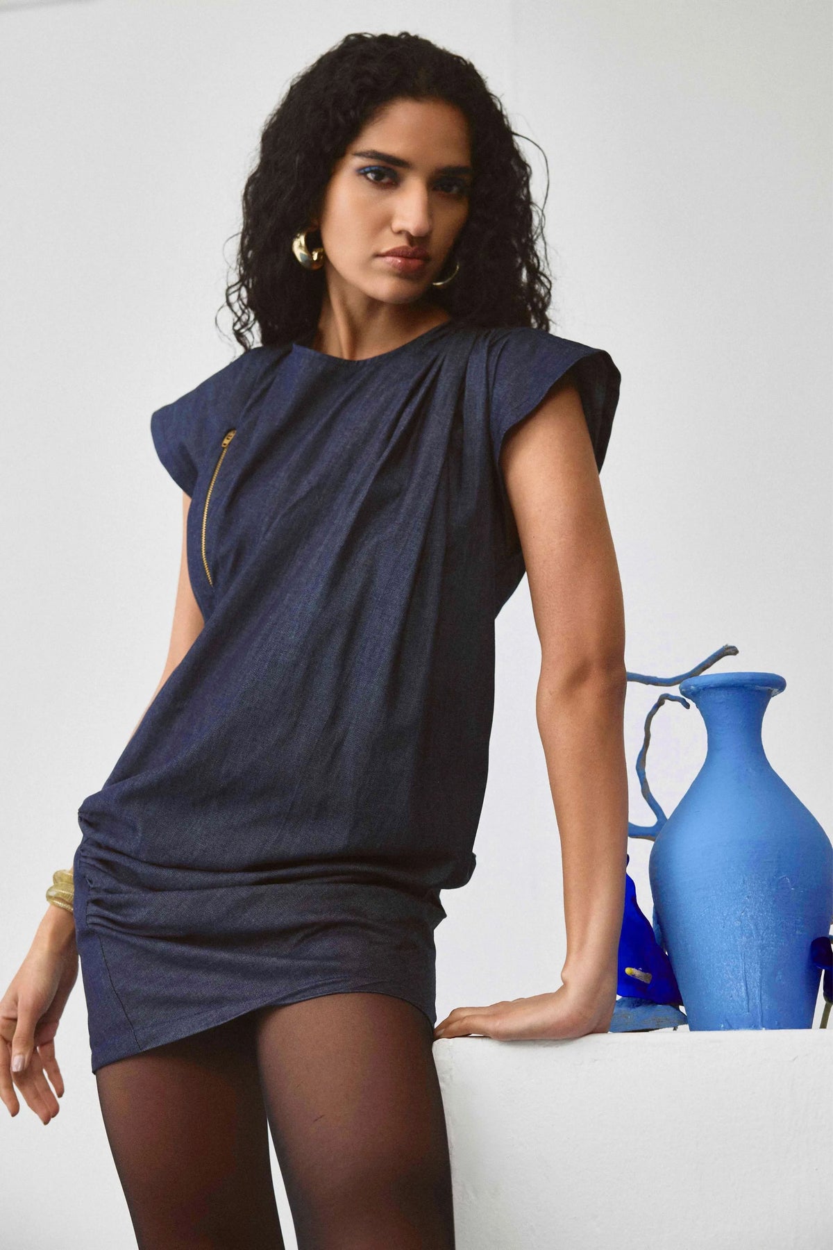 Reed Denim Dress