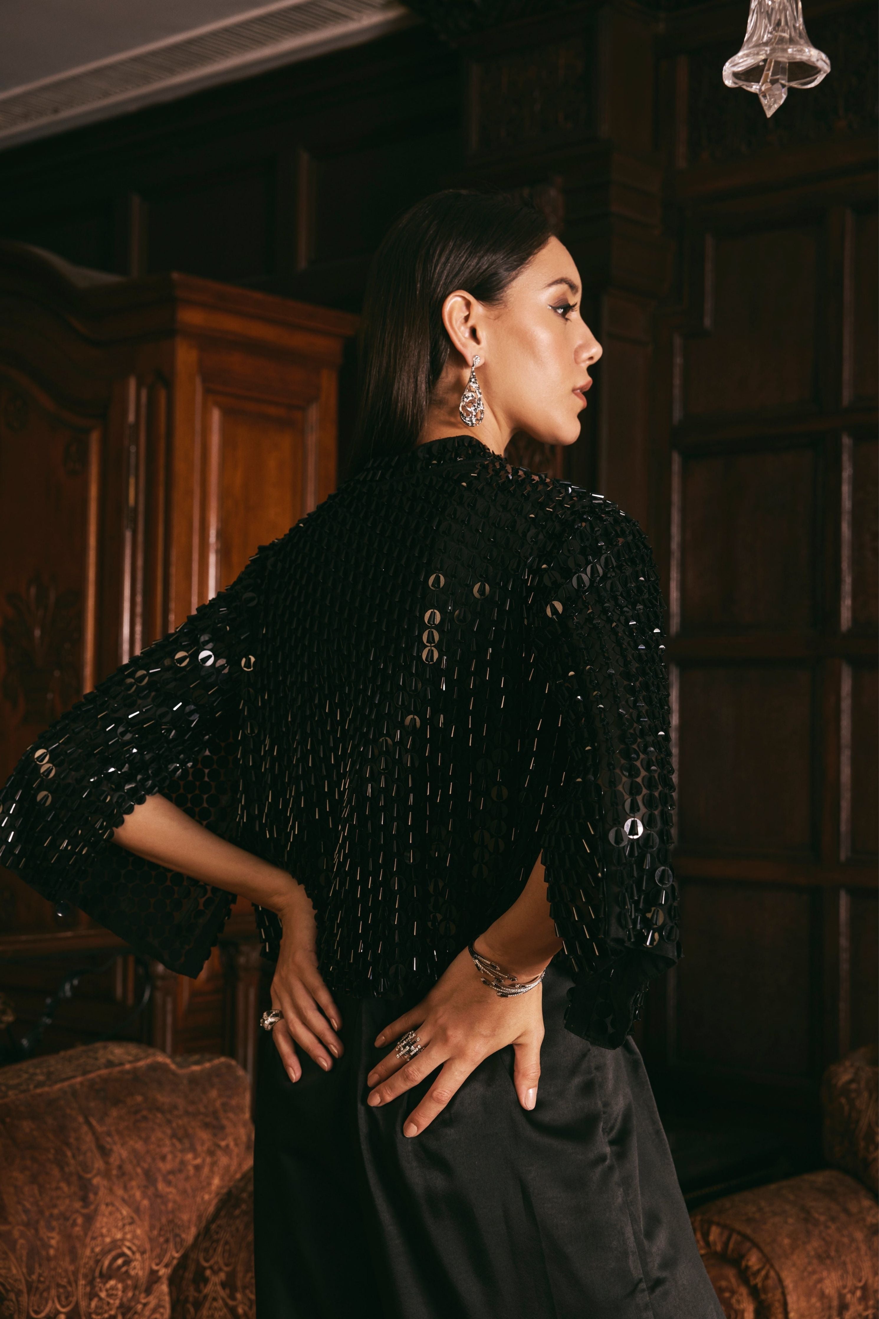 Glimmering Star Jumpsuit Set