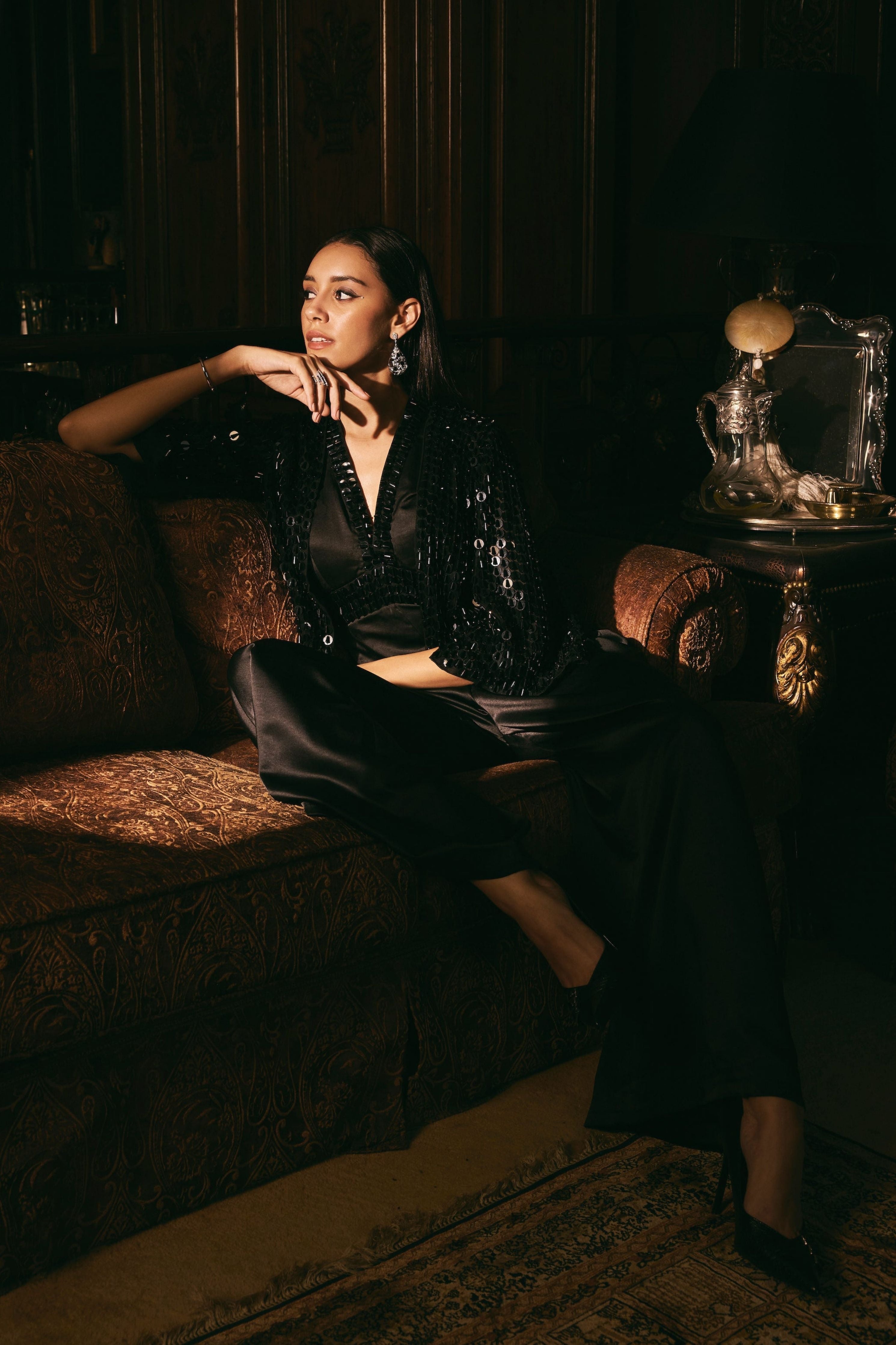 Glimmering Star Jumpsuit Set
