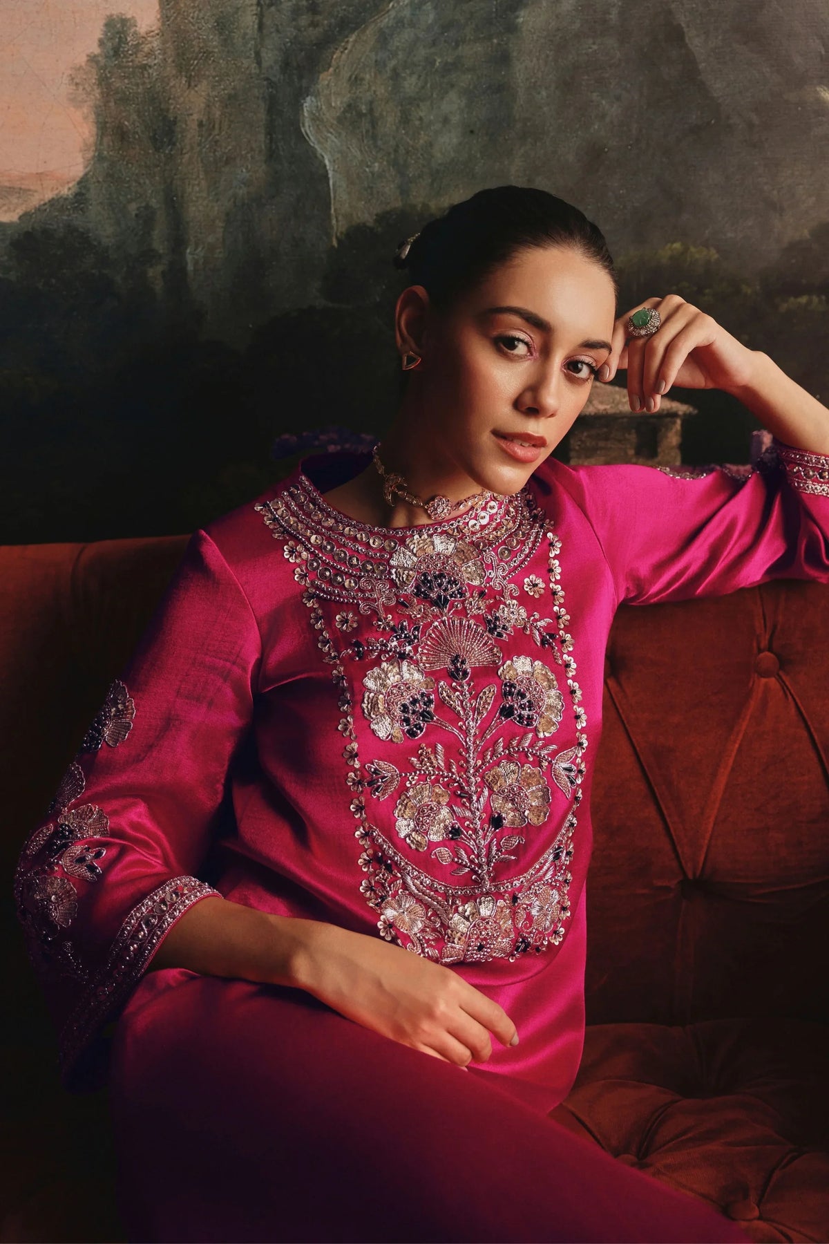 Rani Pink Kaftan