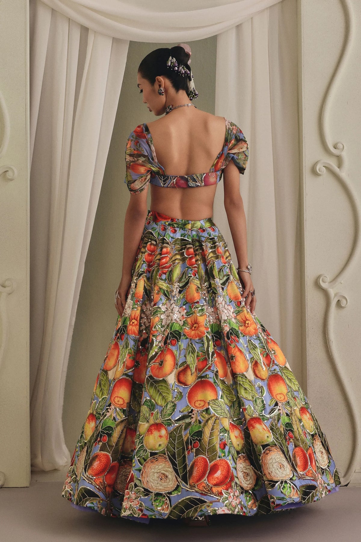 Tropical Floral Skirt Set