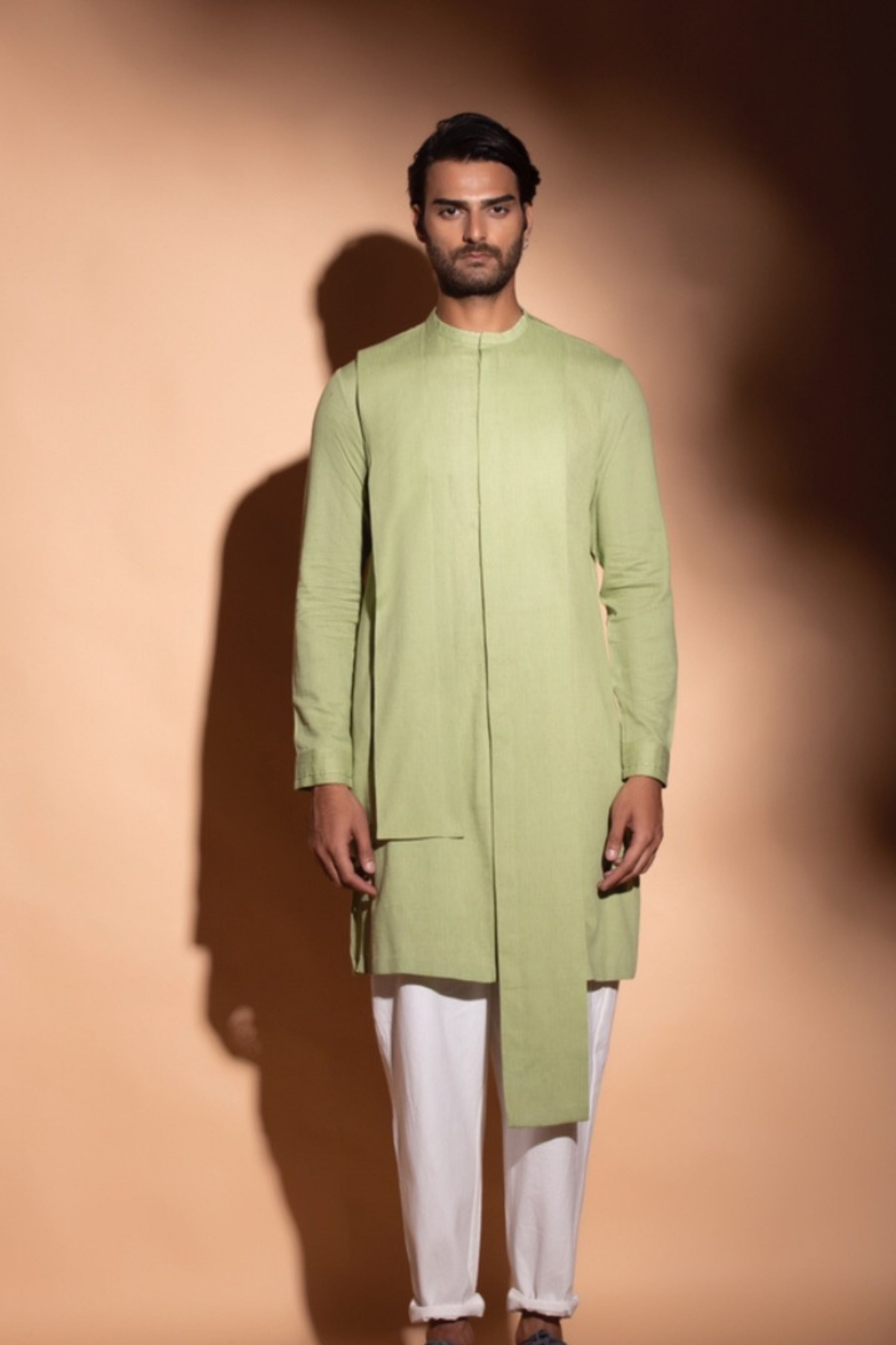 Front Open Concealed Placket Kurta