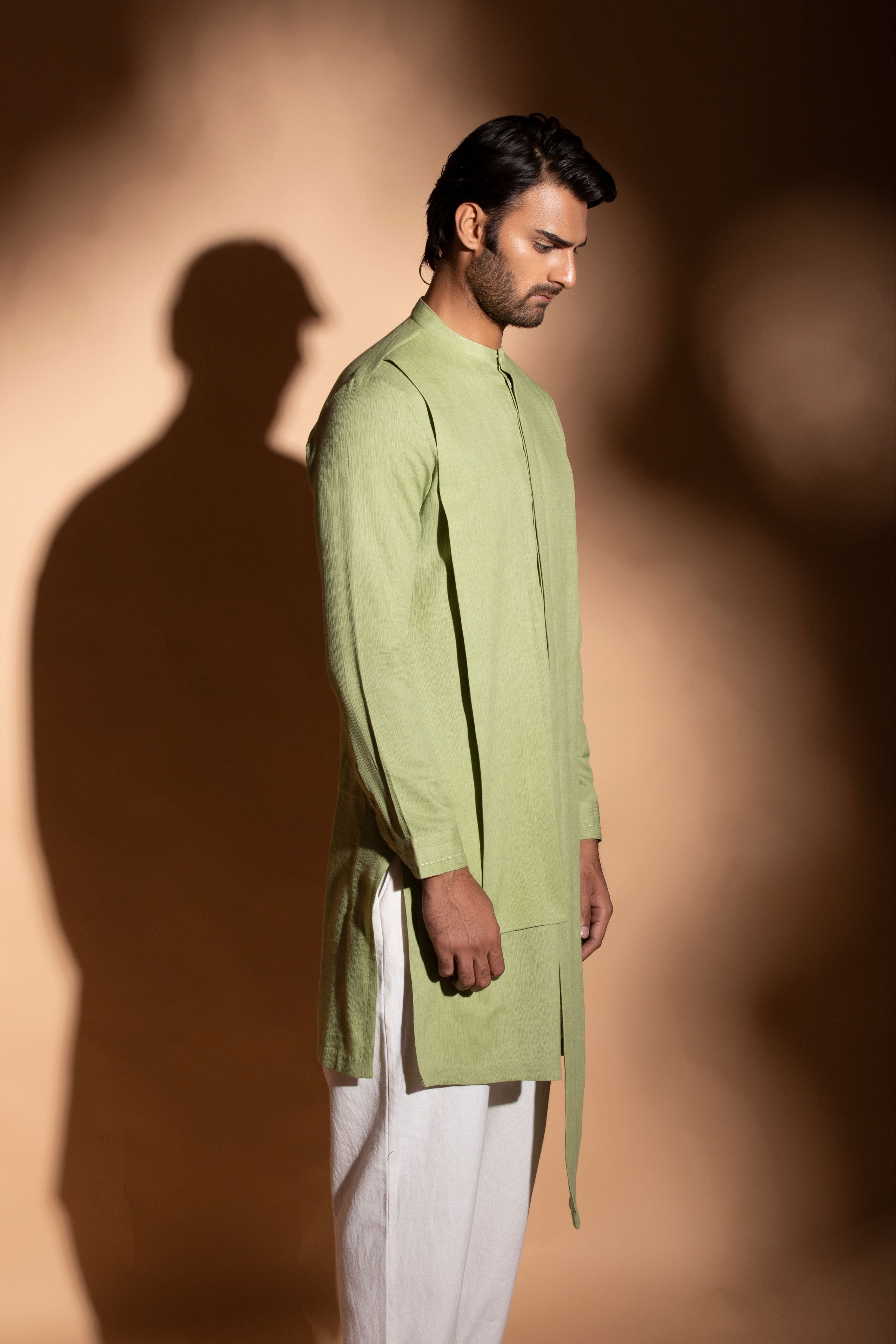 Front Open Concealed Placket Kurta