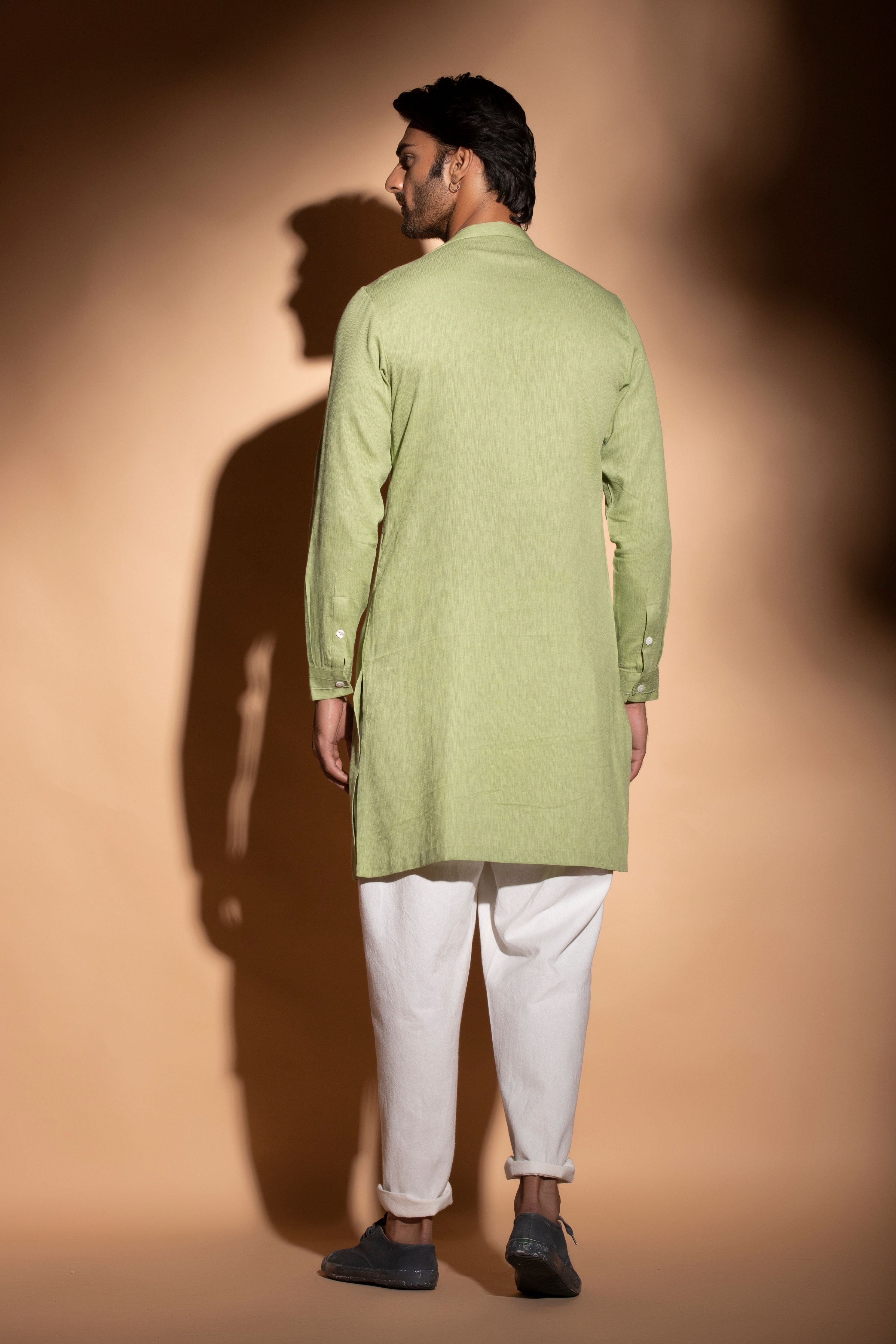 Front Open Concealed Placket Kurta