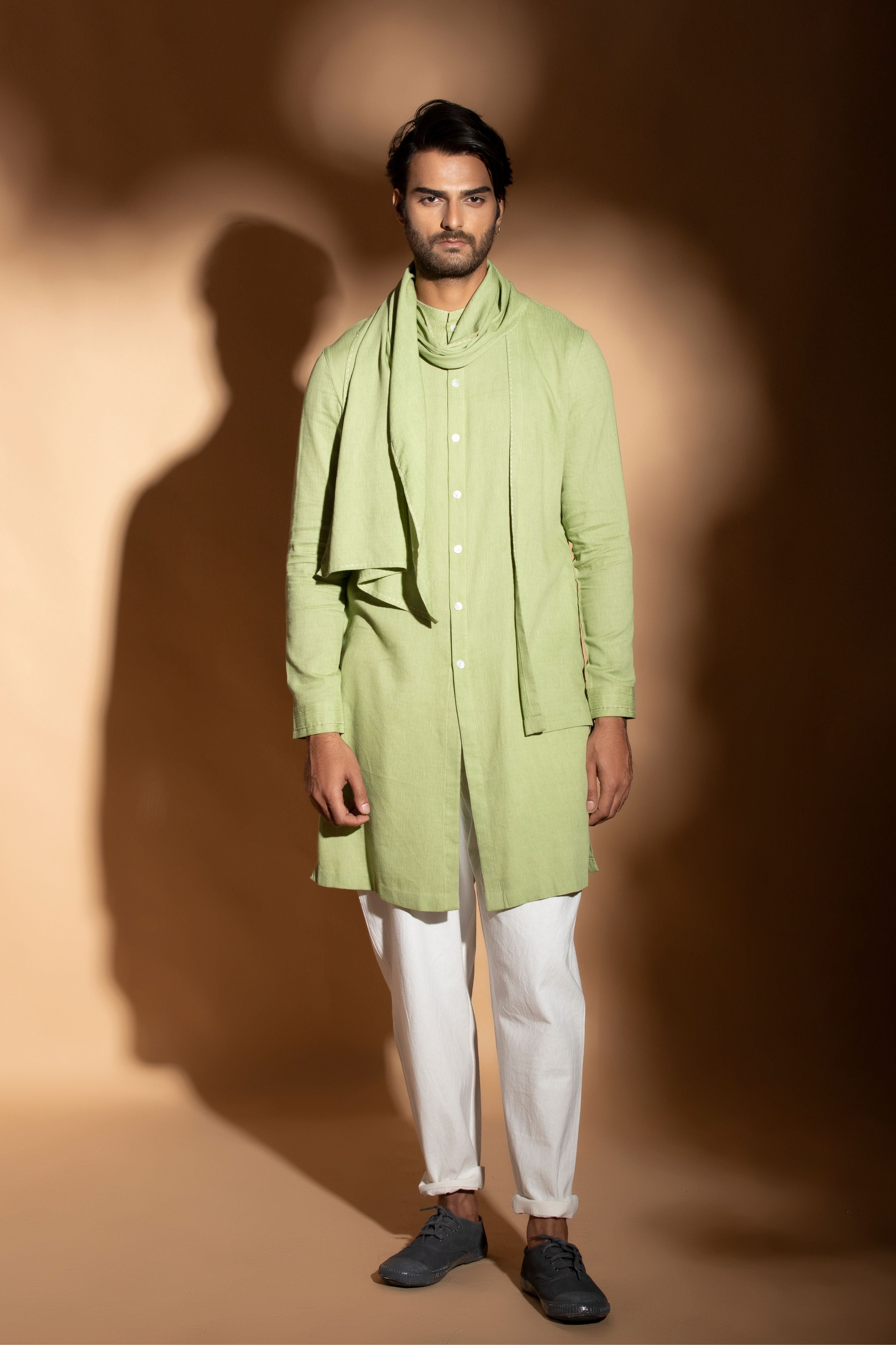Cross Over Flap Kurta