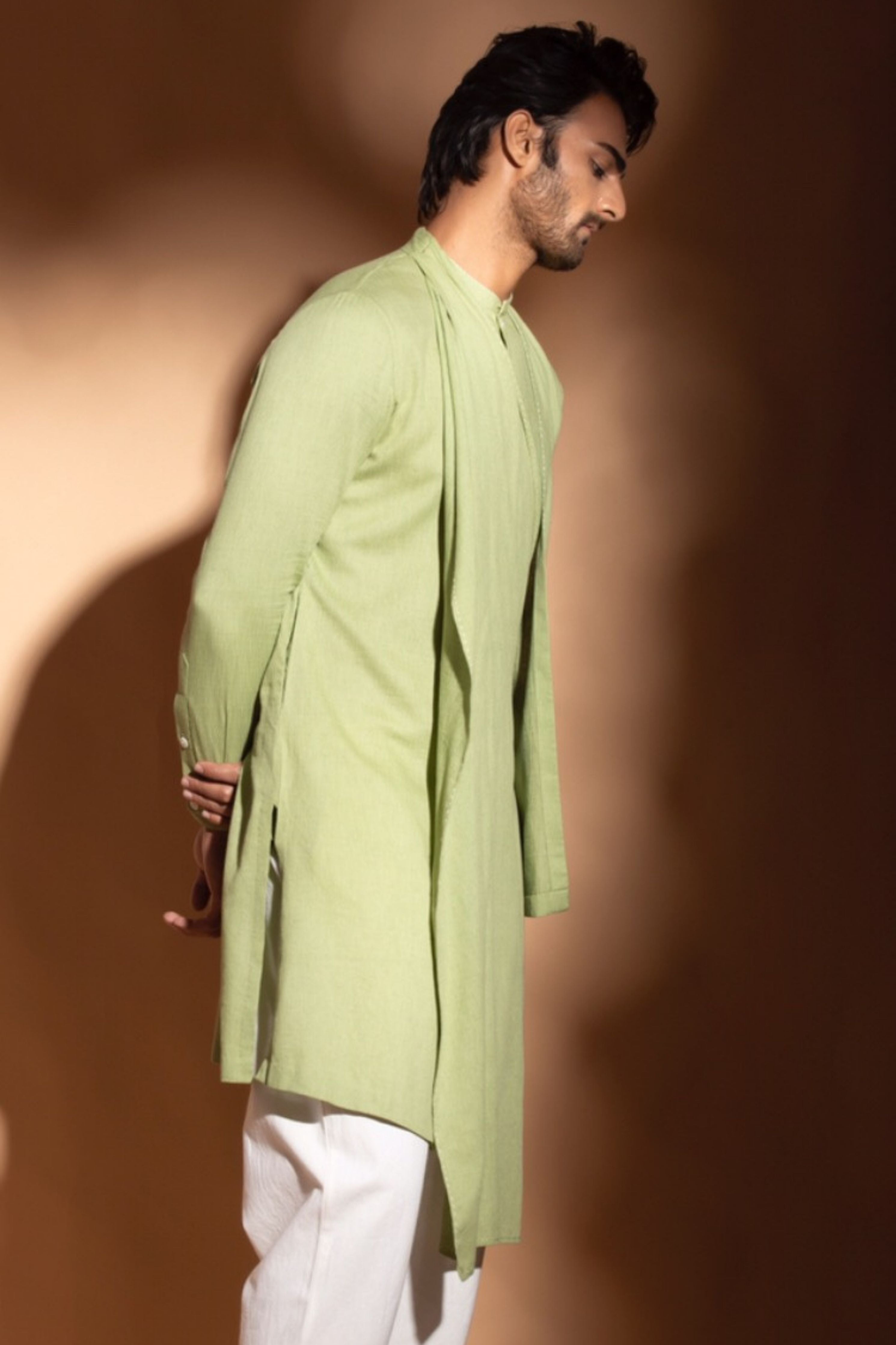 Cross Over Flap Kurta