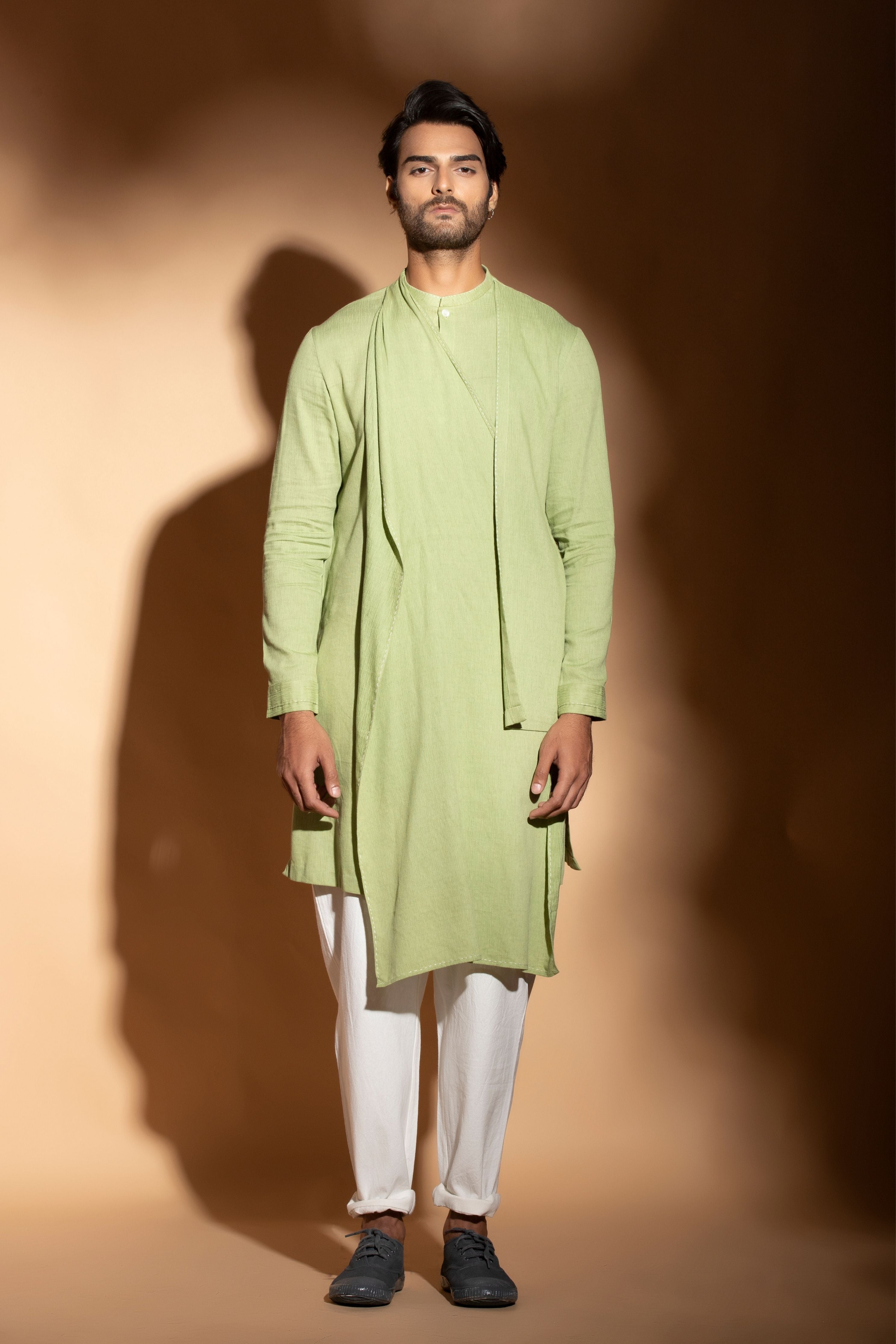 Cross Over Flap Kurta