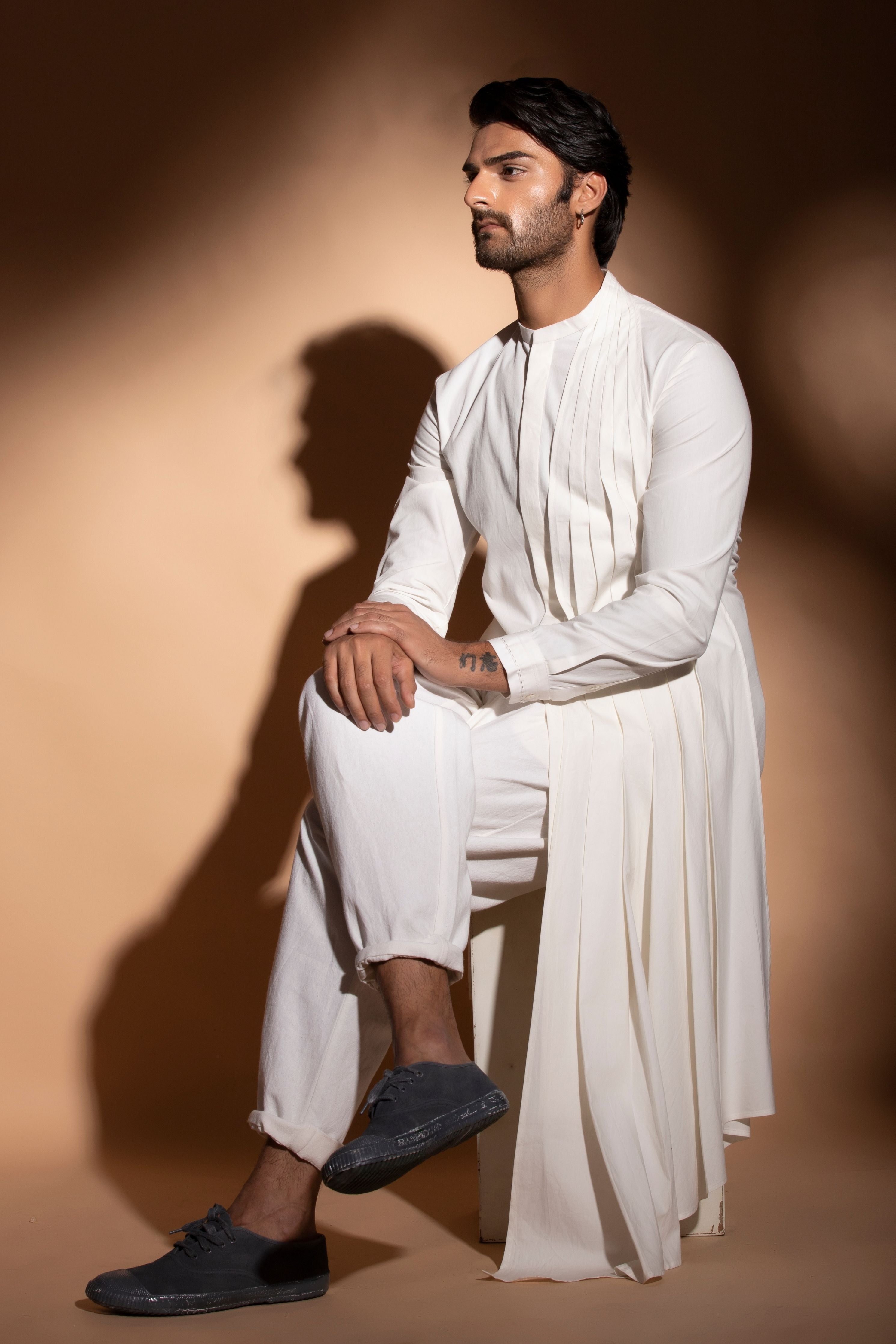 Front Pleated Kurta