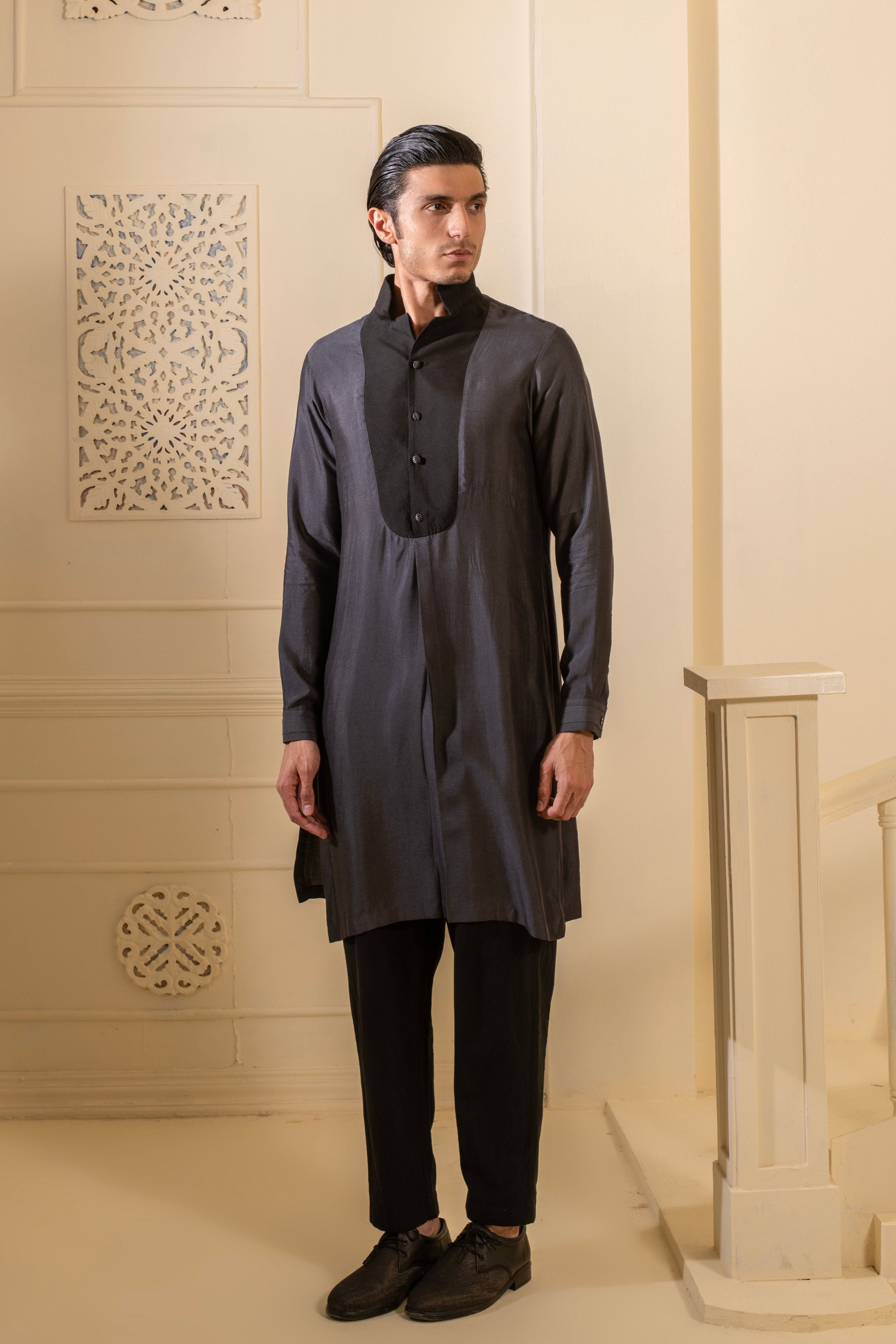 Front Box Block Kurta