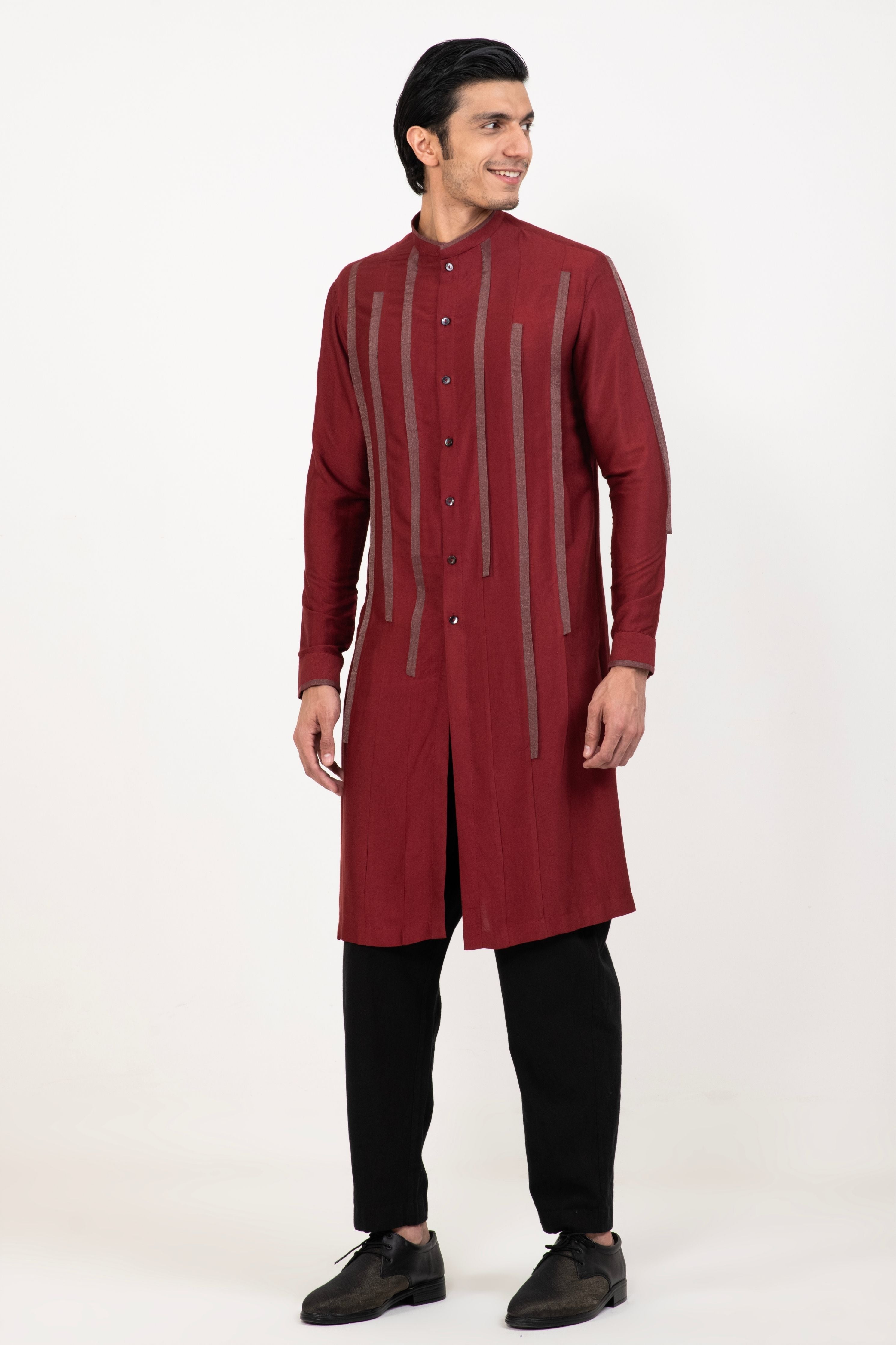 Tissu Stripe Kurta