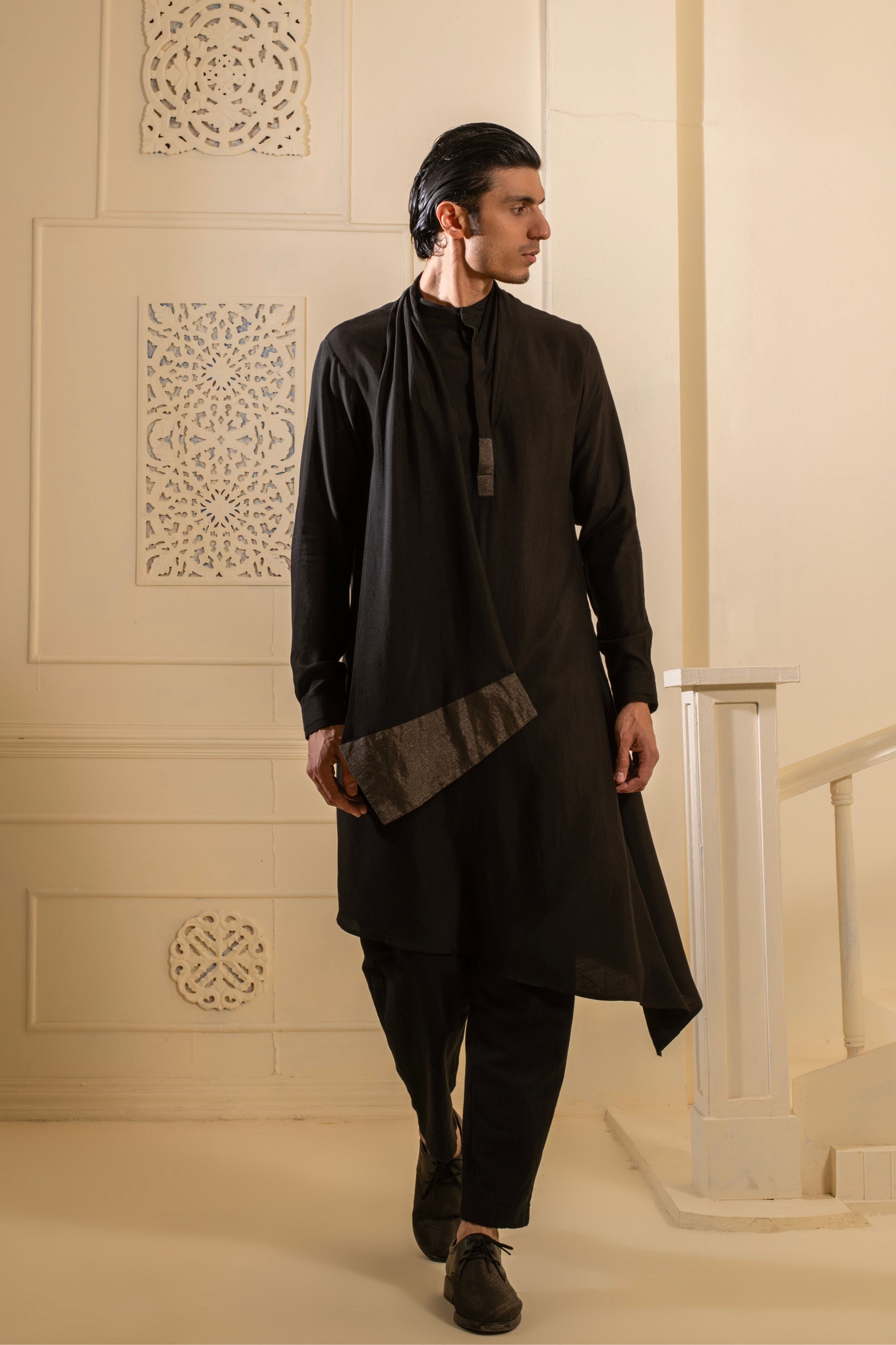 Asymmetric Box Kurta