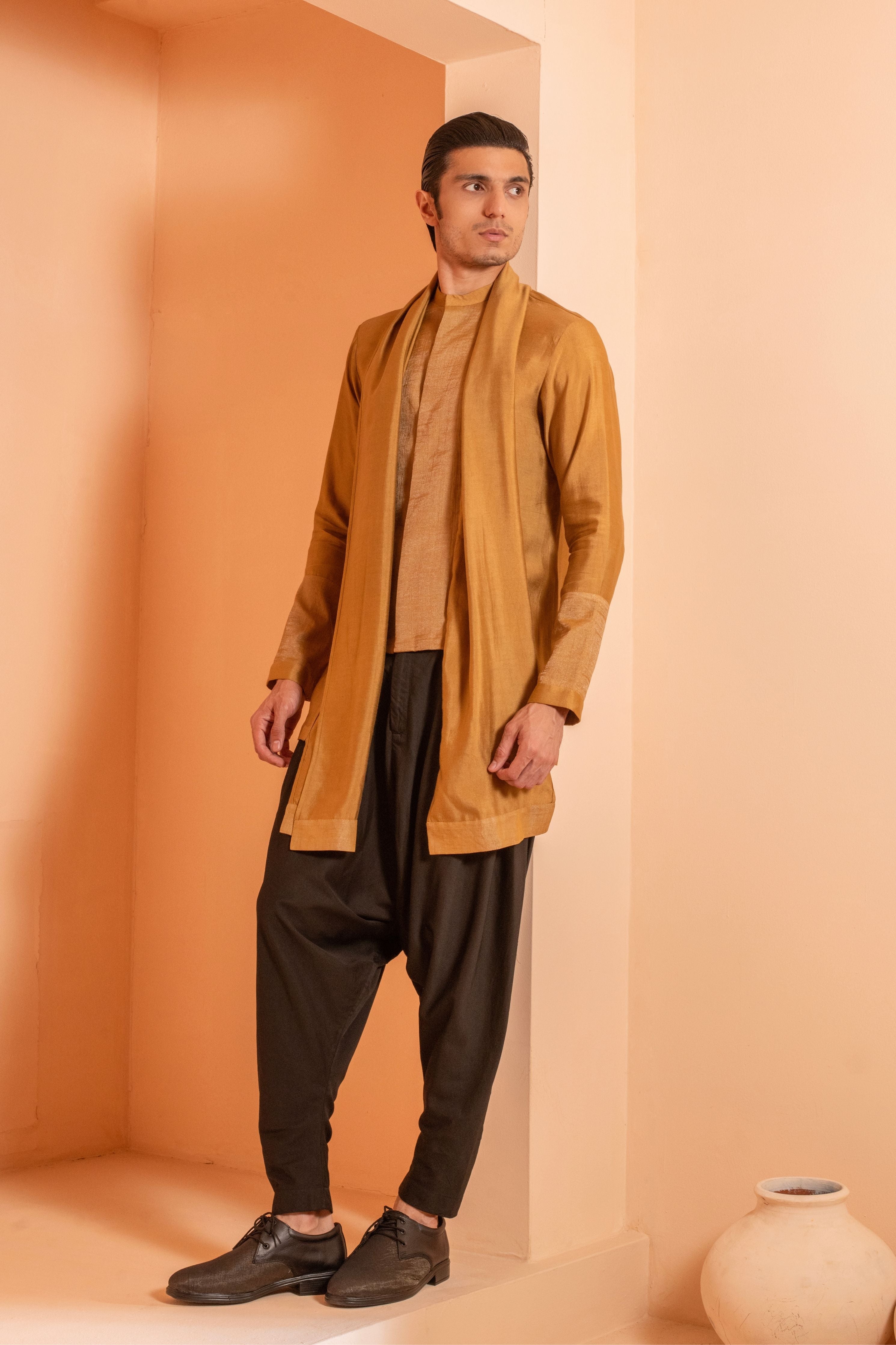 Short Draped Kurta
