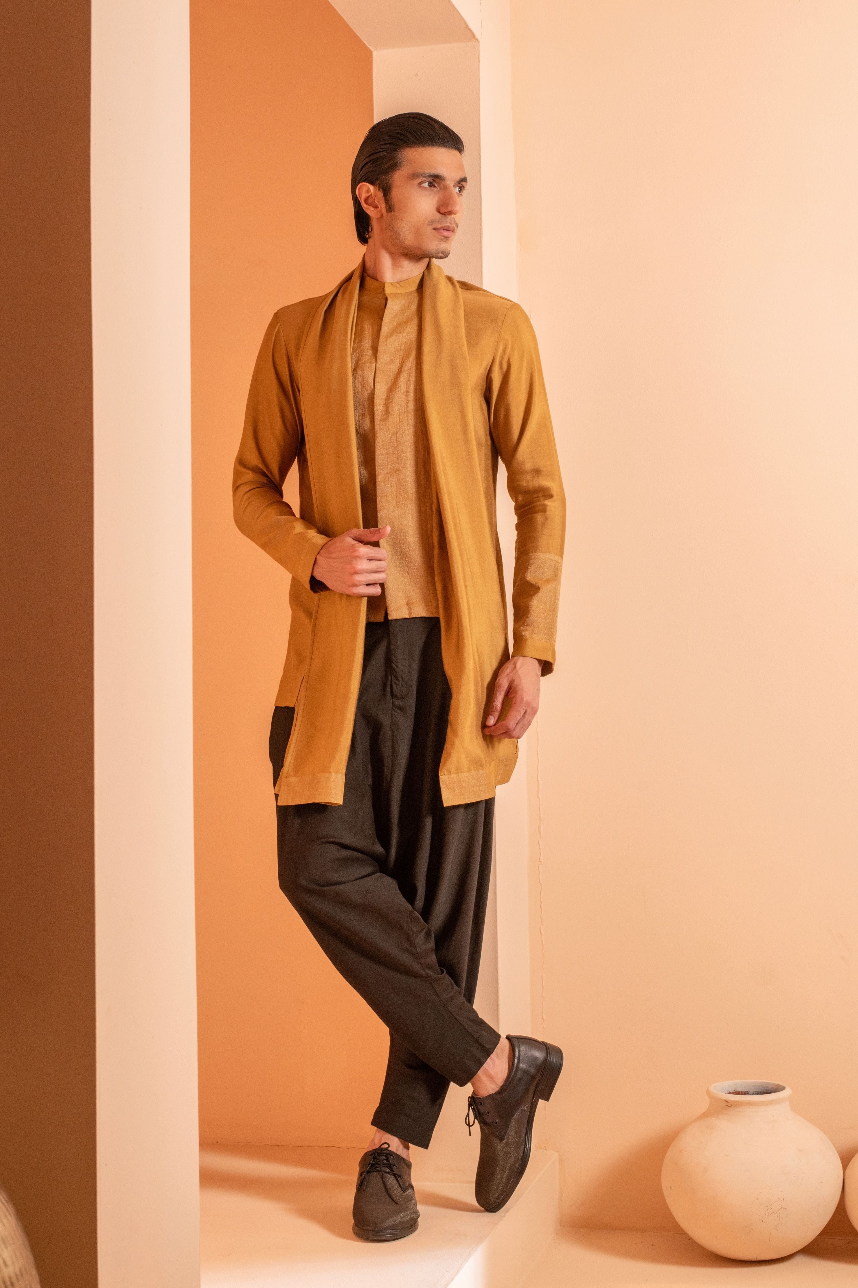 Short Draped Kurta