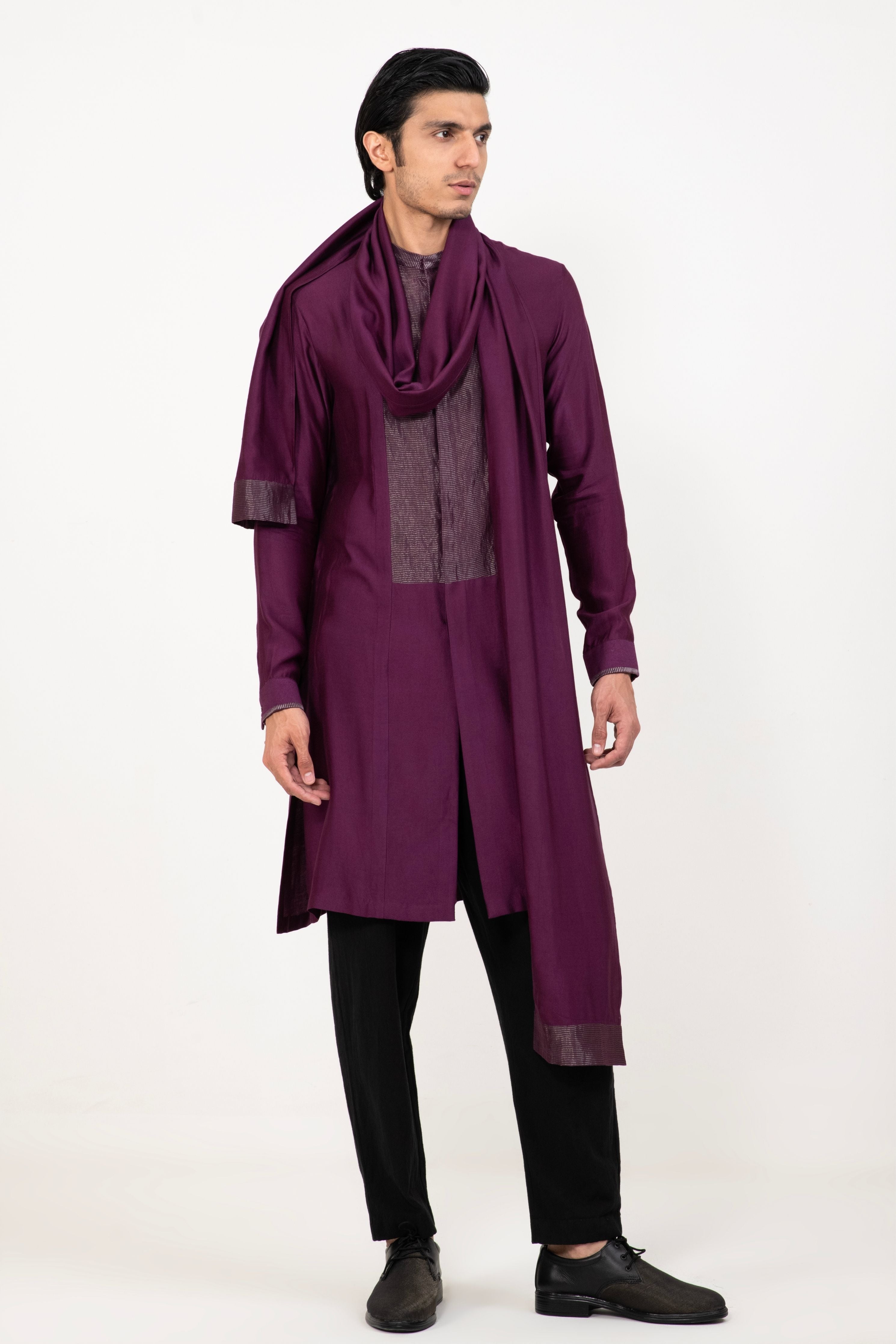 Long Draped Kurta