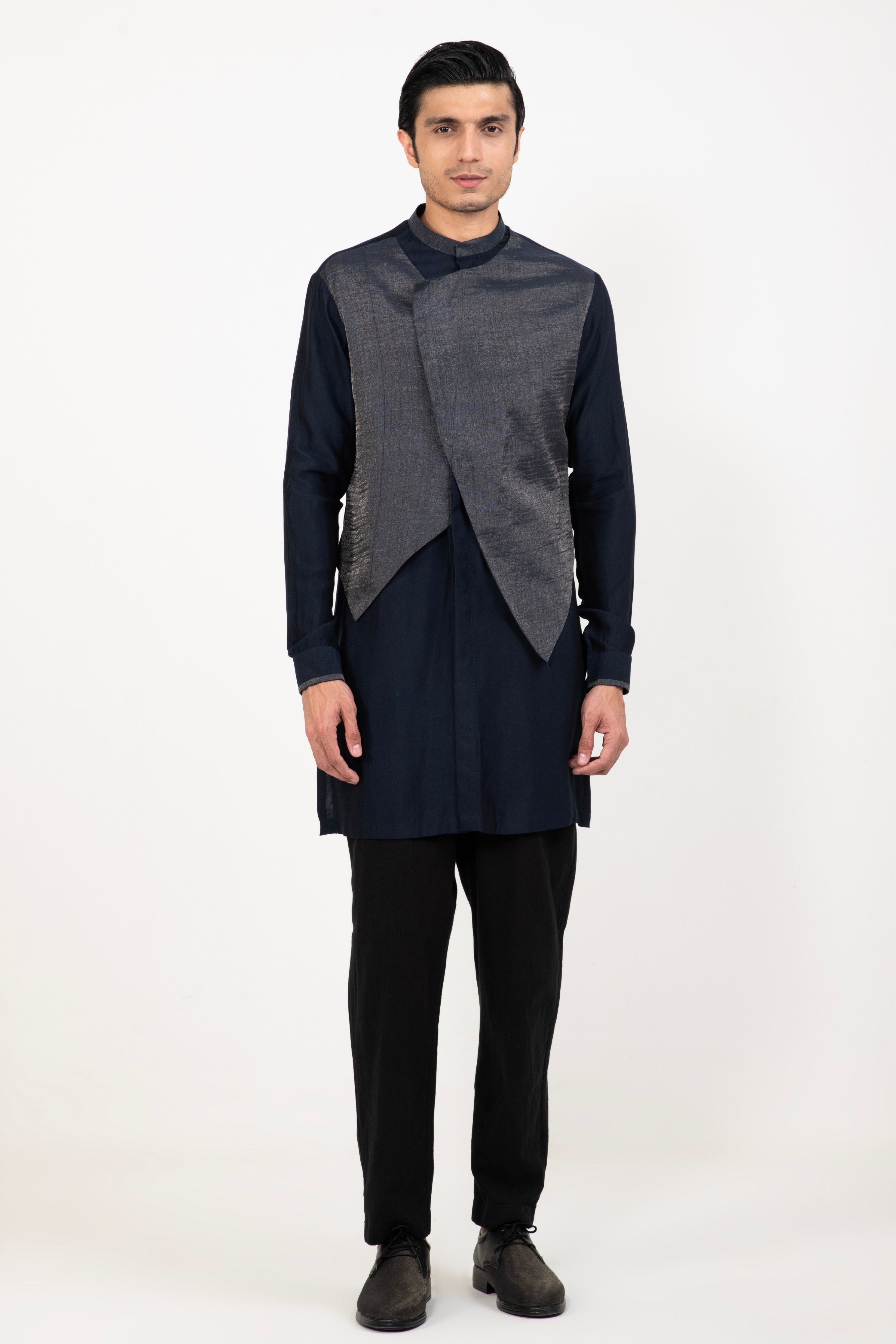 Tissu Waiscoat Kurta