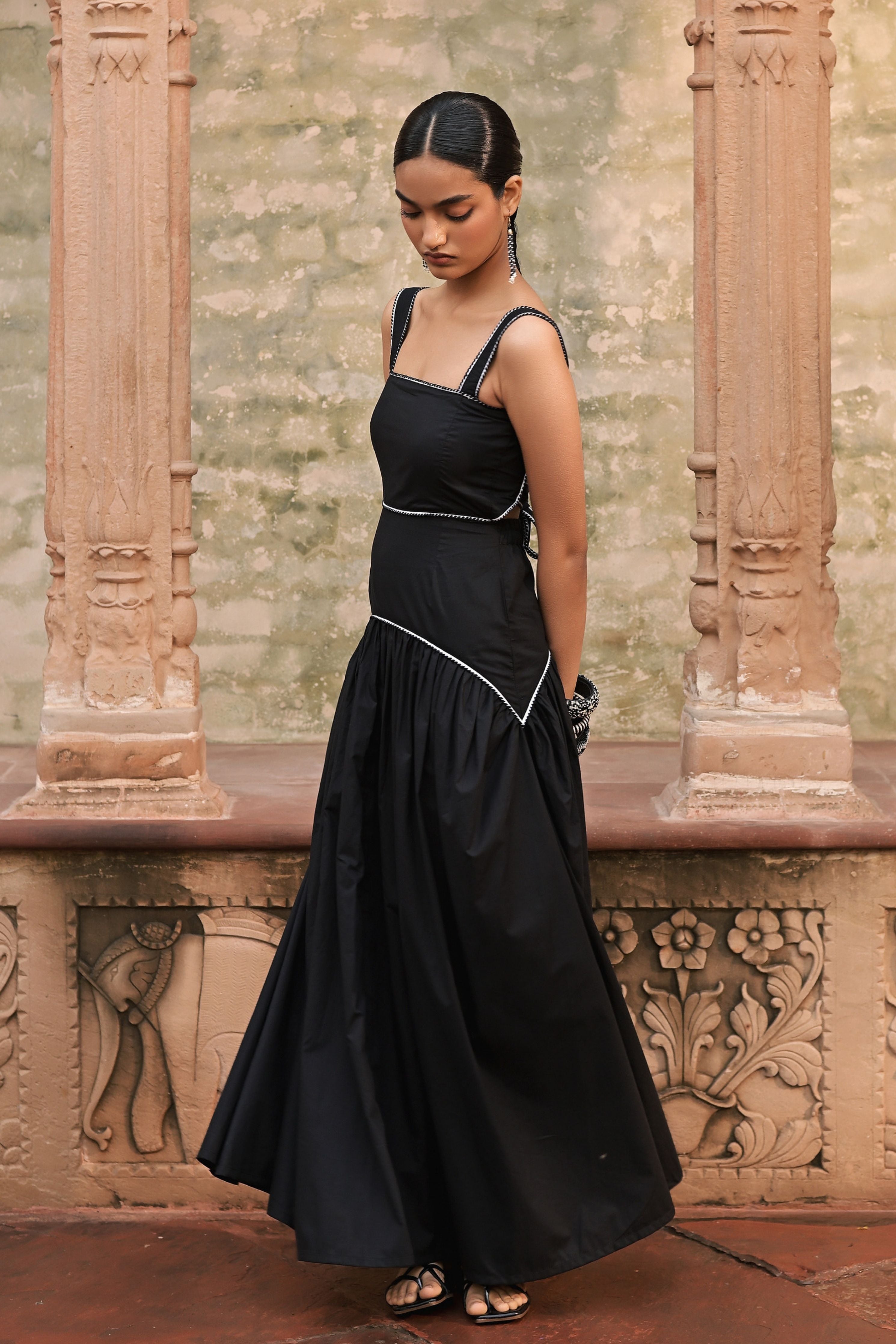 Noir maxi dress