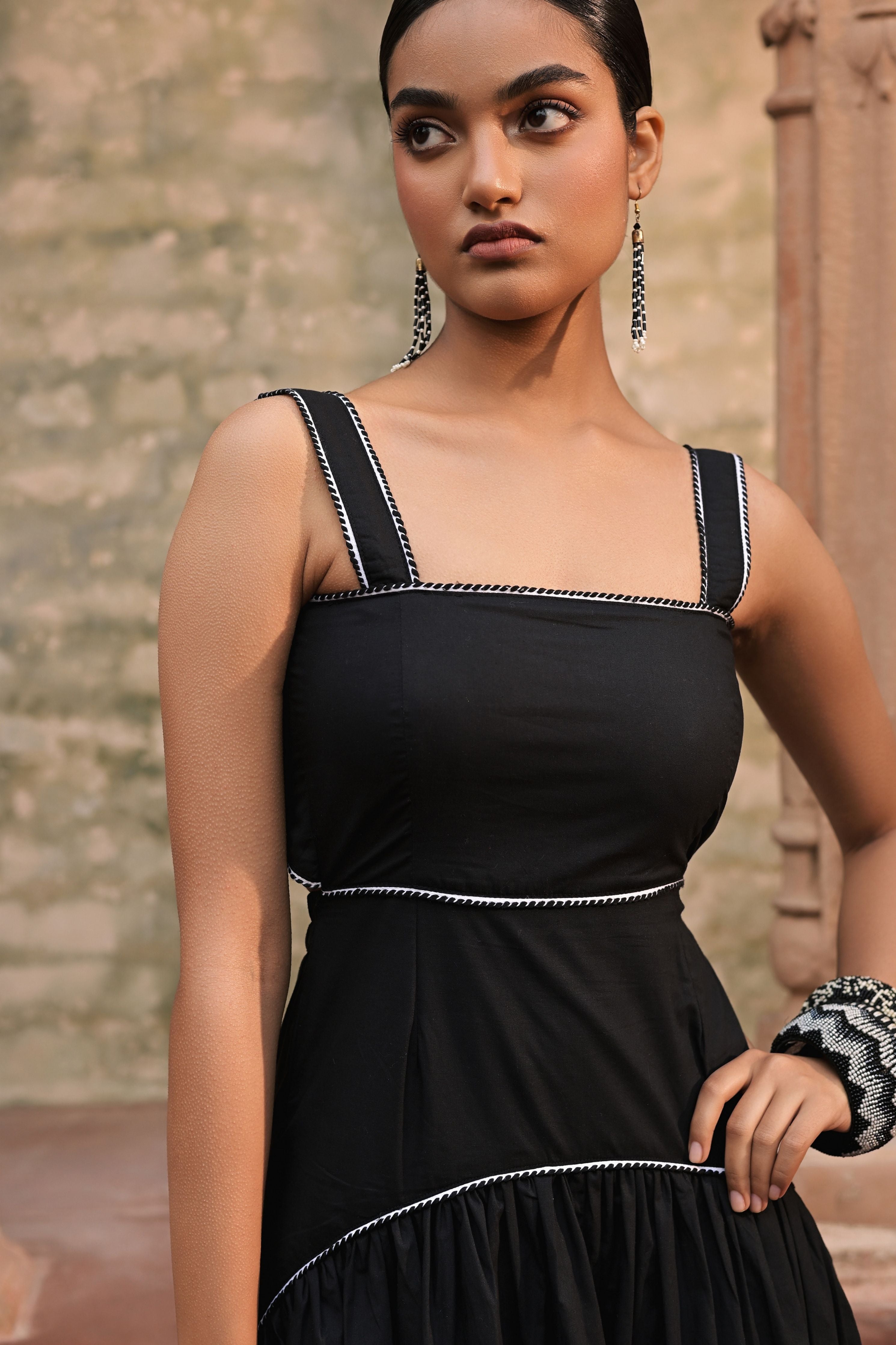 Noir maxi dress