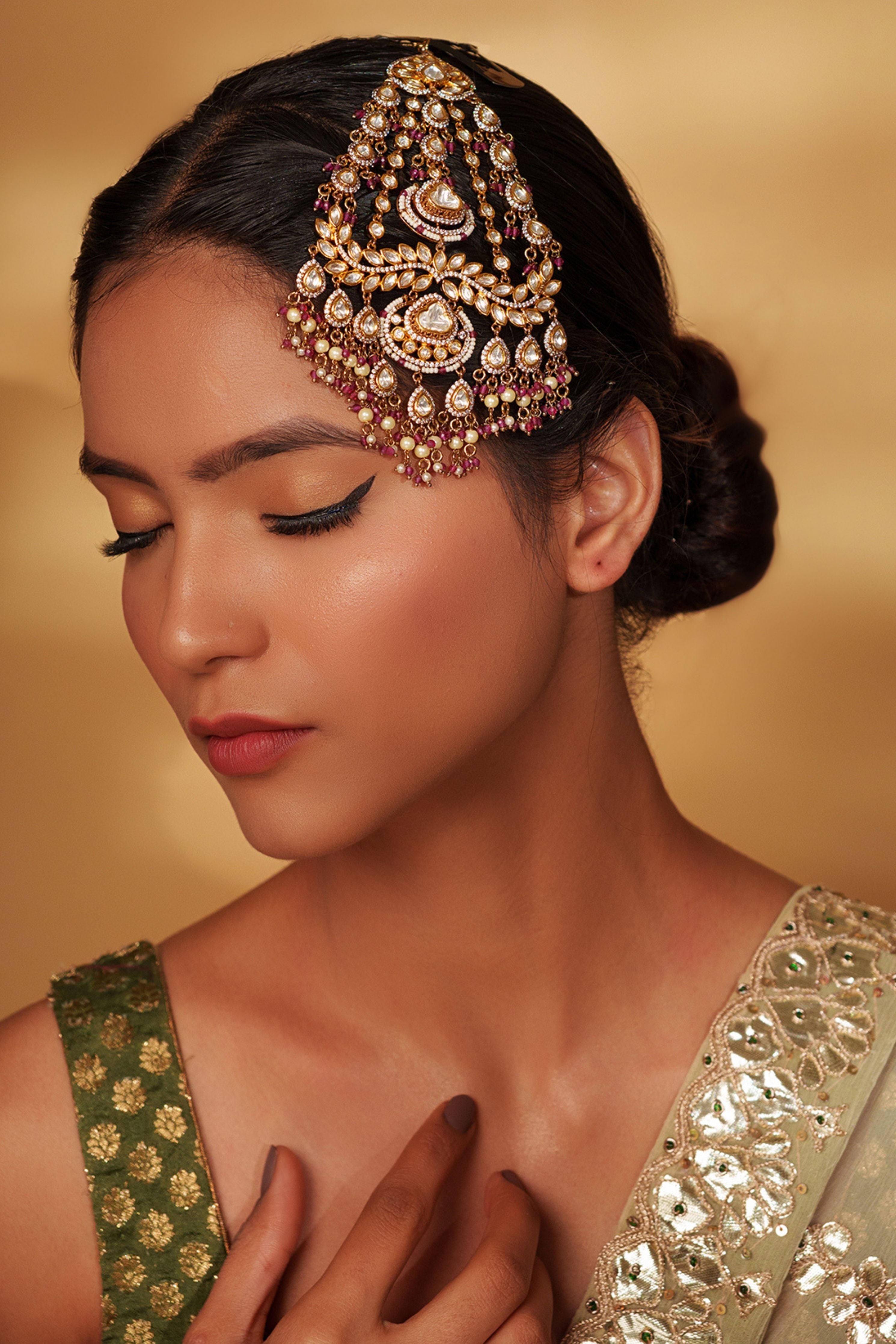 Elegant And Classy Kundan Polki Passa