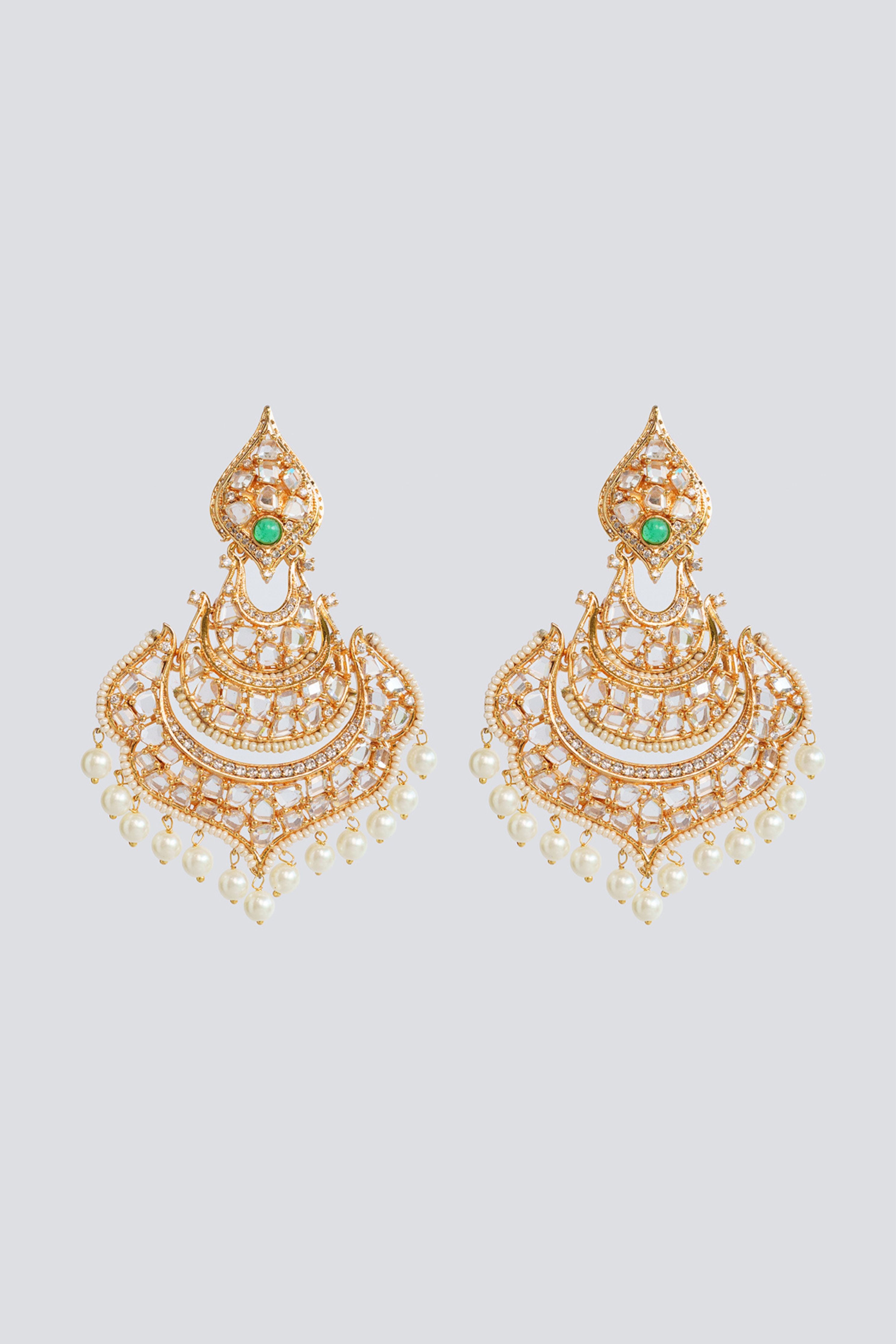 Elegant And Stylish Kundan Danglers